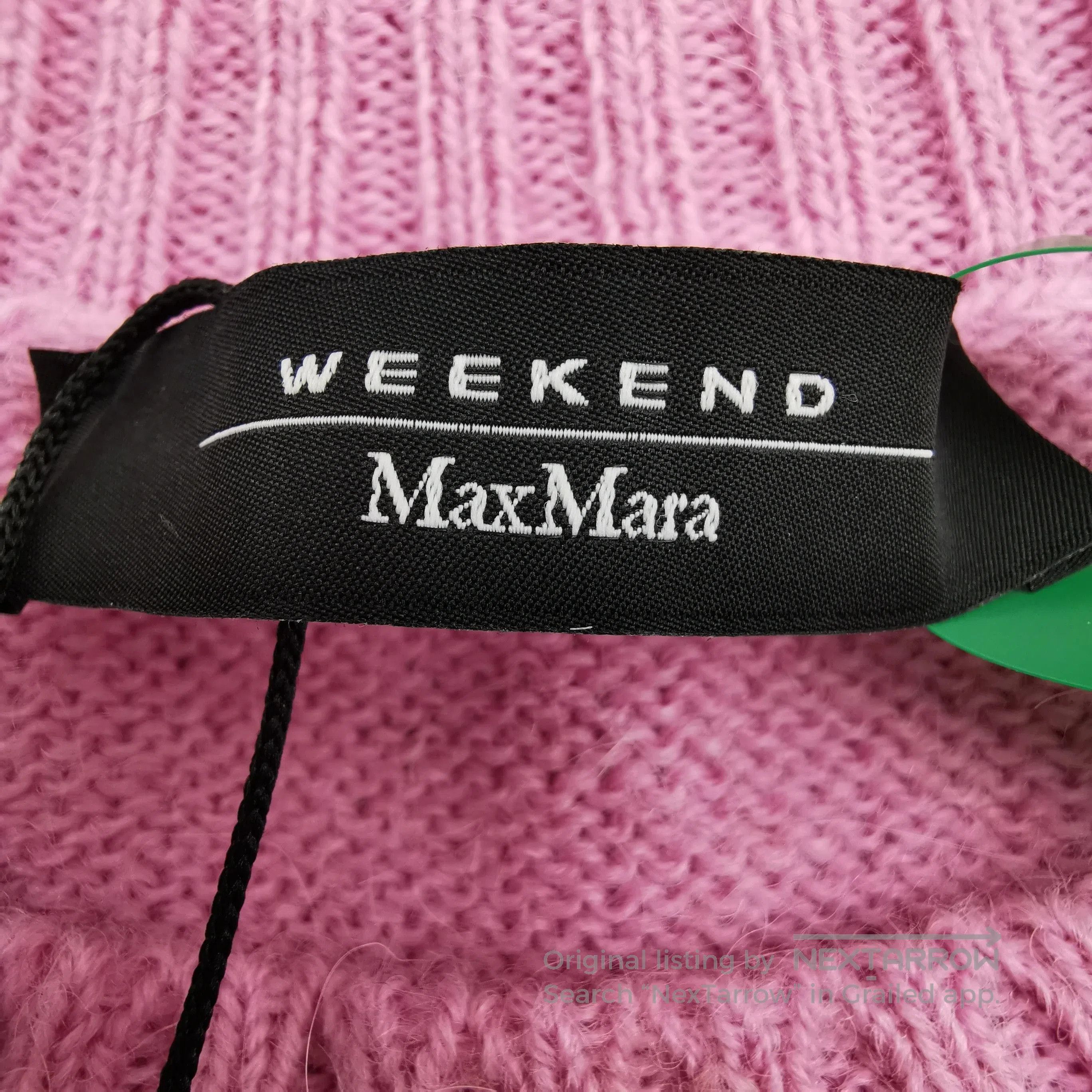 Weekend Max Mara Weekend Max Mara XS Pink Mushroom Print Sweater. Size XS / US 0-2 / IT 36-38 - 4 Thumbnail