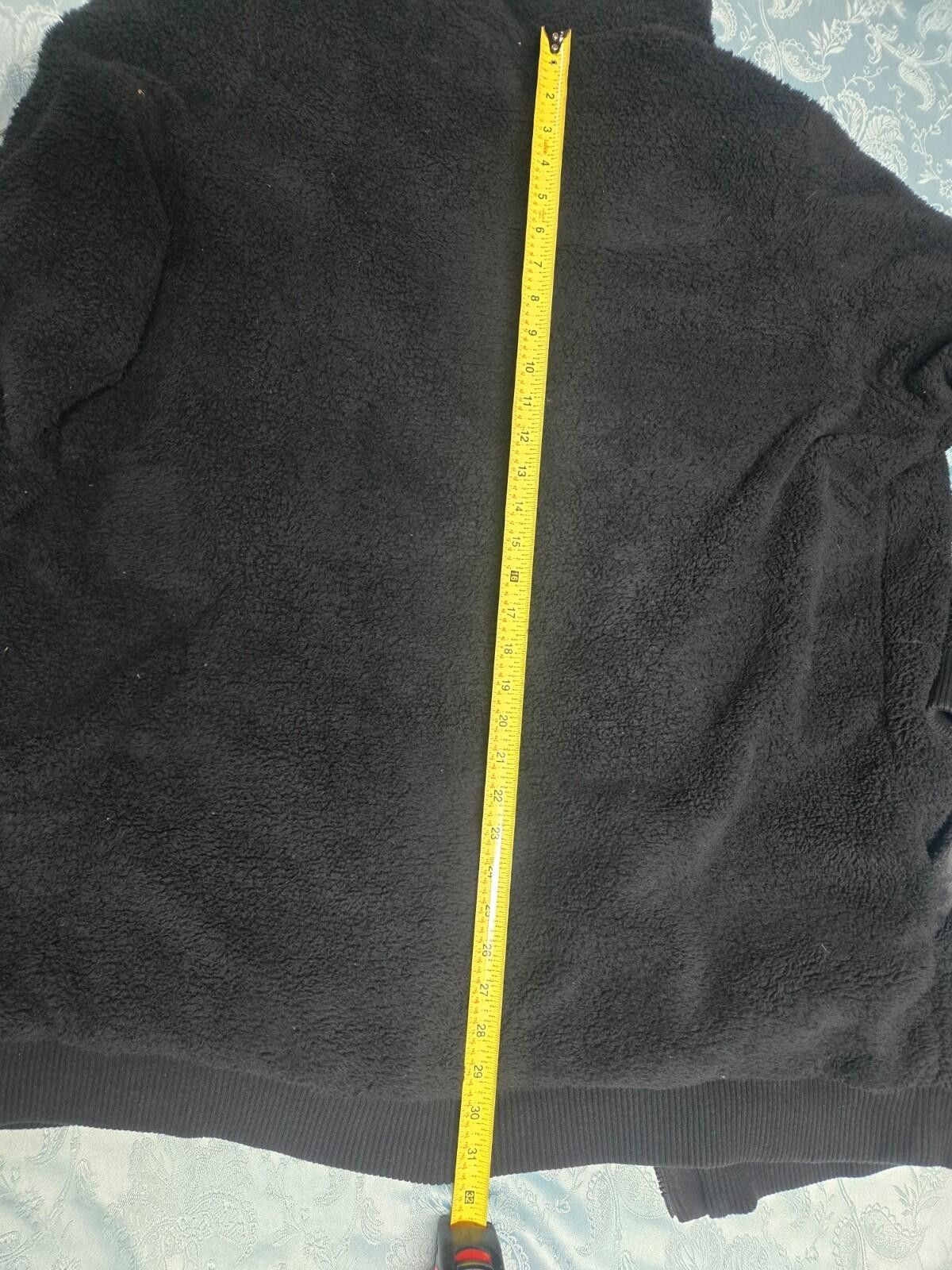 Other Athleta 2X WMS Tugga Sherpa Coat Black Cozy Full Zipper Size XXL / US 16-18 / IT 52-54 - 7 Thumbnail