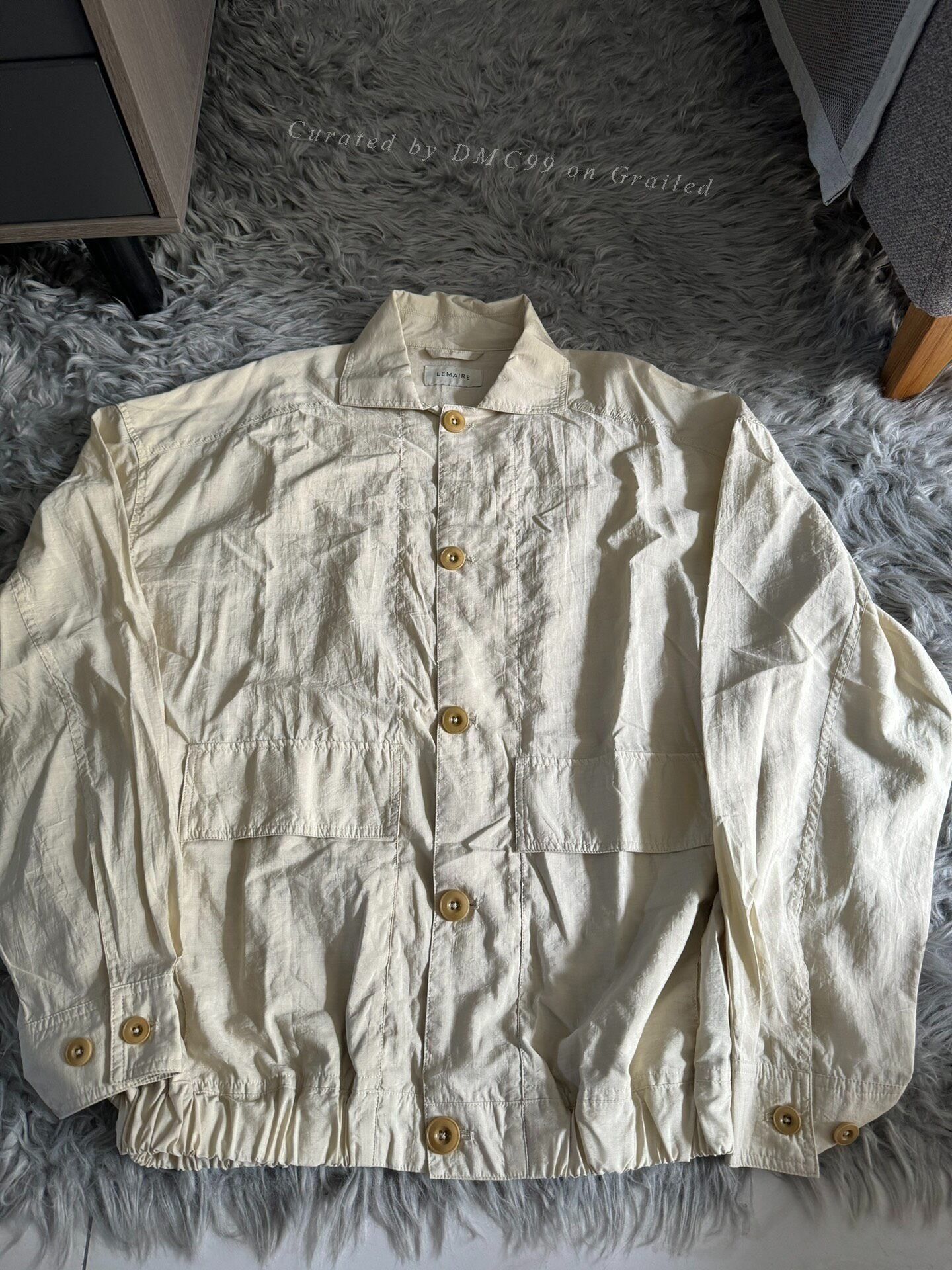Lemaire Lemaire 19SS White Button Jacket Size US S / EU 44-46 / 1 - 1 Thumbnail