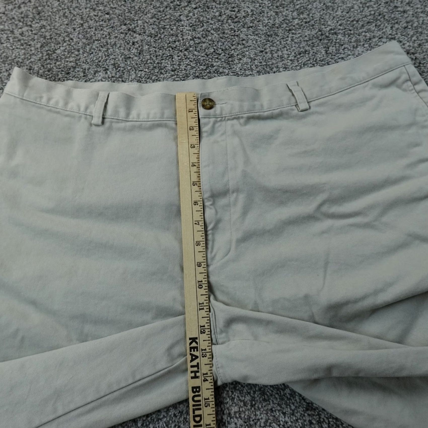 Vintage L.L. Bean Pants Mens 44X29 Beige Chino Trousers Flat Front Pockets Regular Size US 44 / EU 60 - 5 Thumbnail