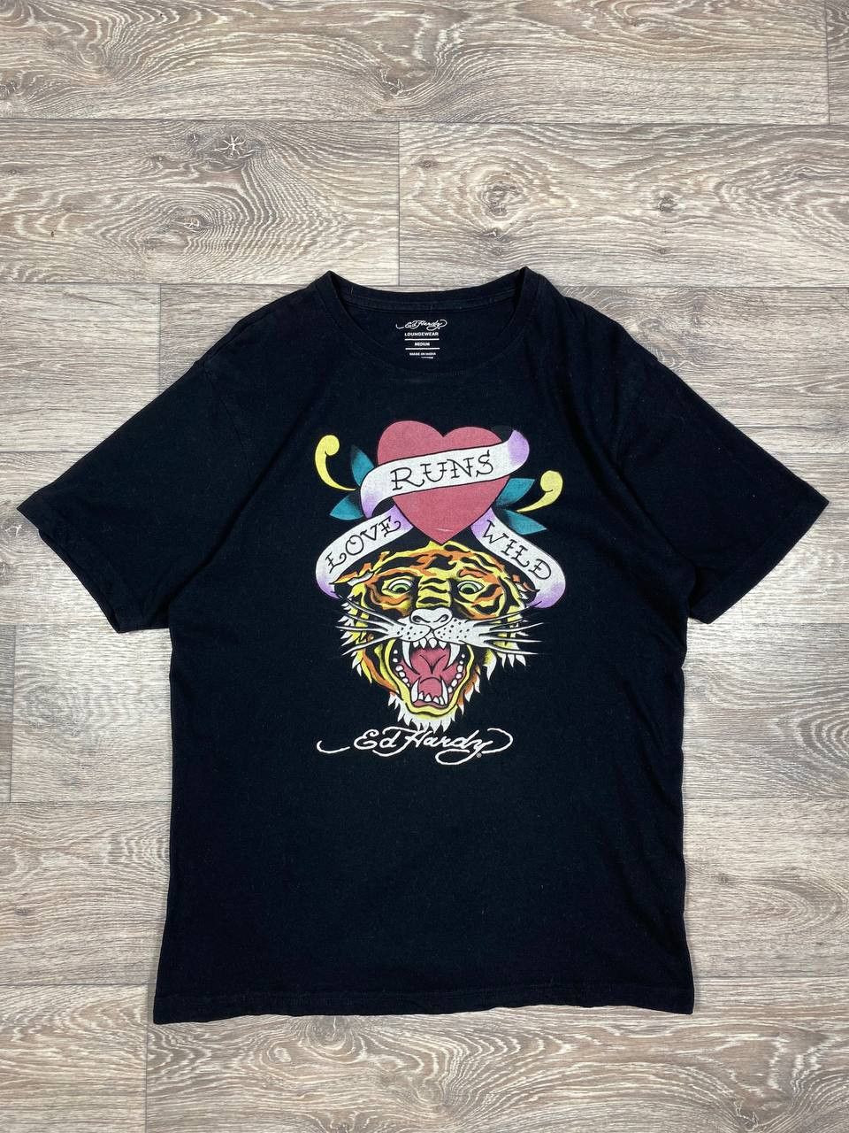 Ed Hardy Y2k ed Hardy black t shirt Size M / US 6-8 / IT 42-44 - 1 Thumbnail
