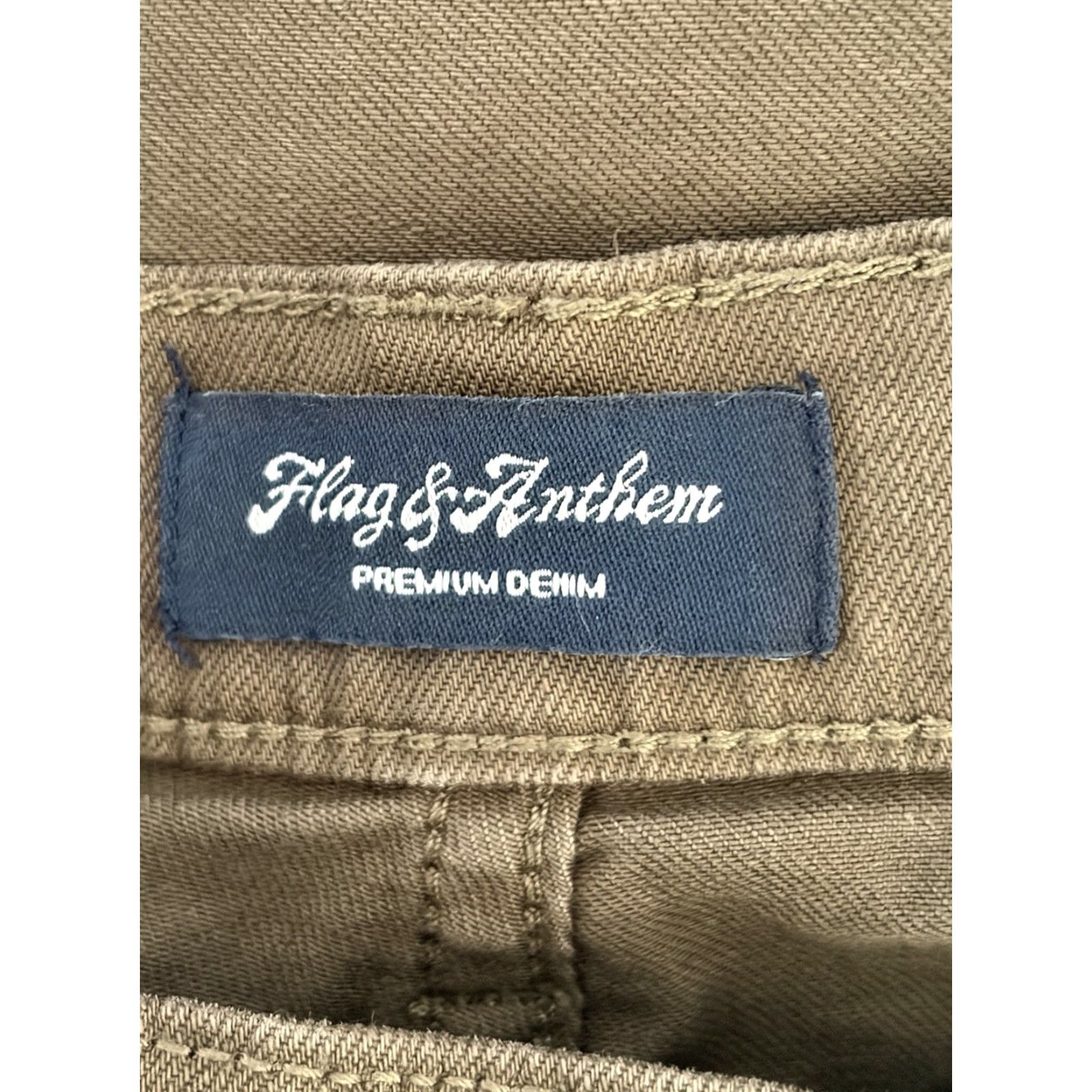 Flag & Anthem Flag & Anthem Nashville Straight Jeans Denim Green 44x32 Mens Regular 5-Pocket Stretch Size US 44 / EU 60 - 4 Thumbnail