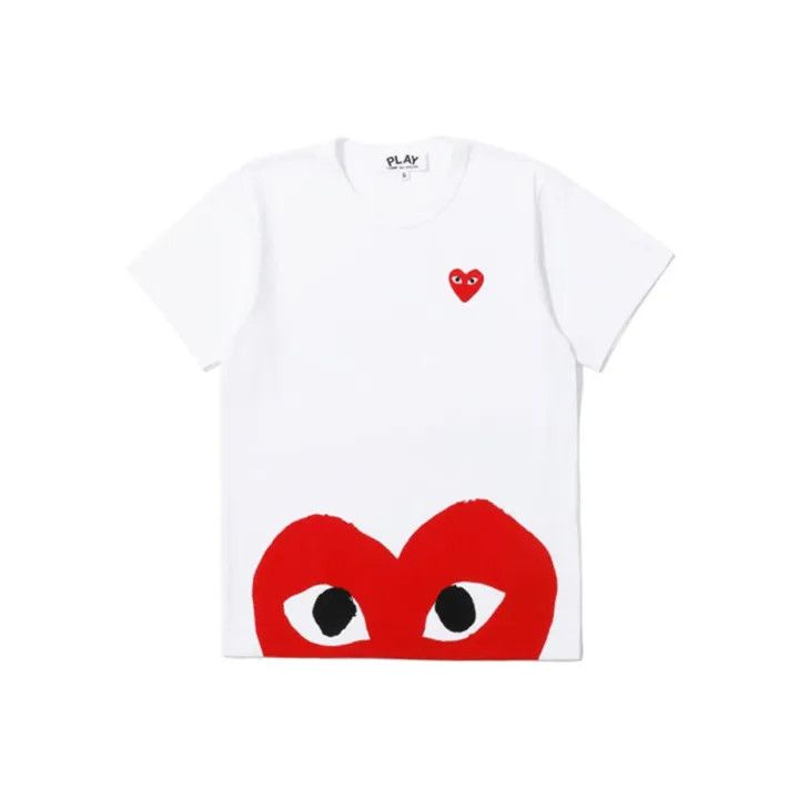 Comme des Garcons Comme des Garçons Play Red Heart Short Sleeve T-Shirt 0079 Size US M / EU 48-50 / 2 - 1 Thumbnail