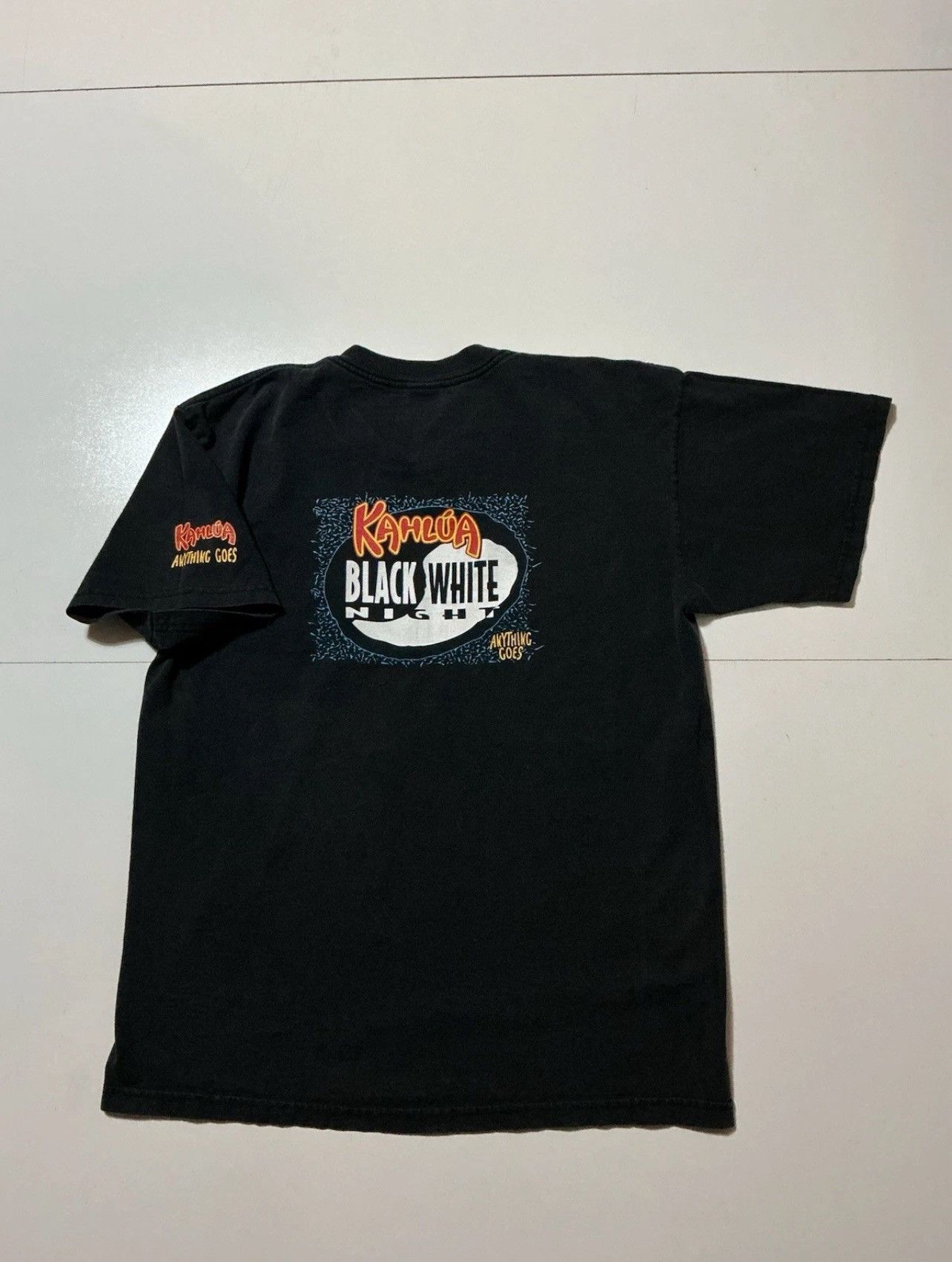 Vintage Vintage Kahlua Coffee Liqueur Black White Night T-Shirt Size US L / EU 52-54 / 3 - 3 Thumbnail