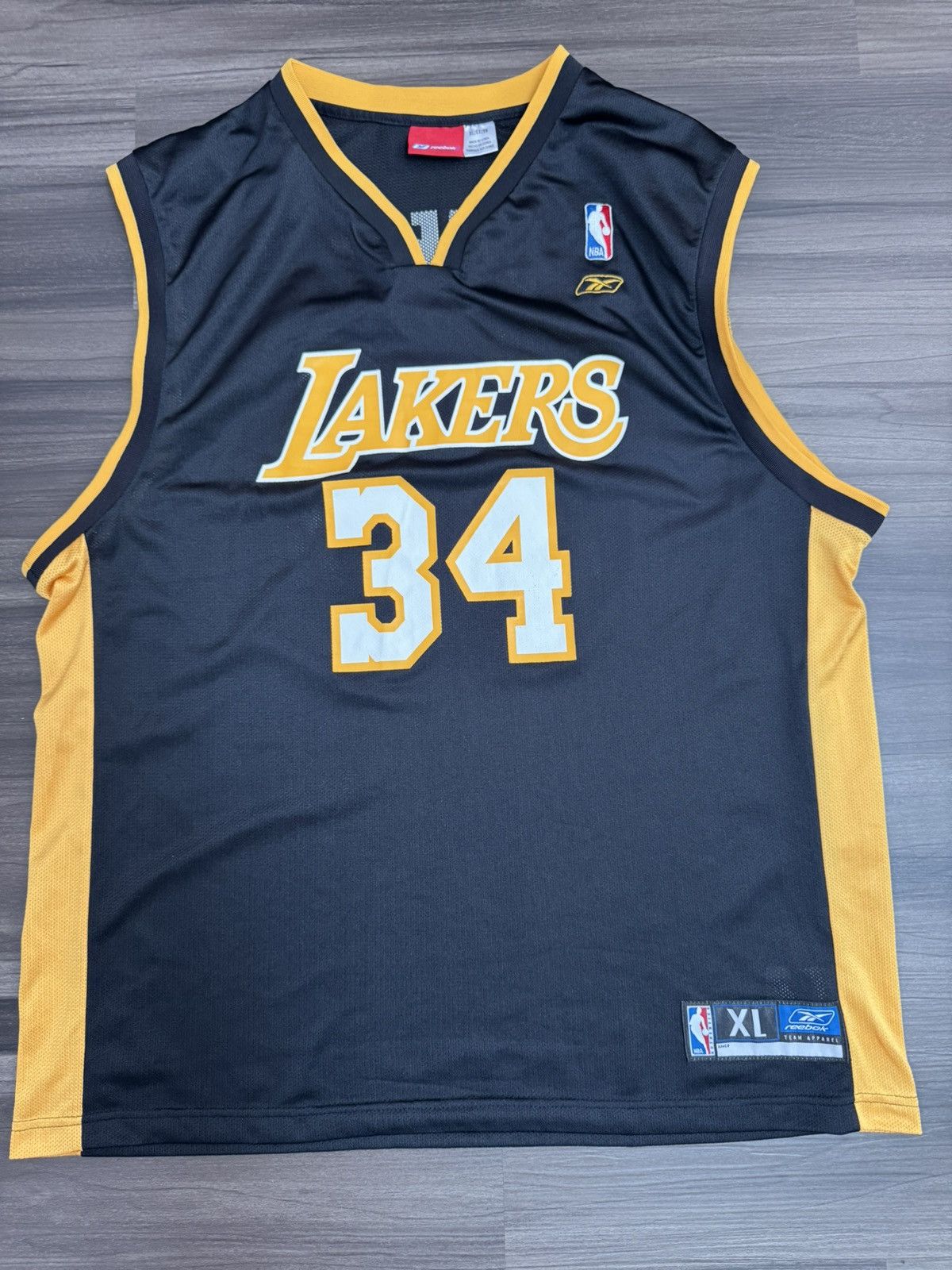 Reebok Los Angeles Lakers Shaquille O'Neal #34 NBA Jersey Size US XL / EU 56 / 4 - 1 Thumbnail
