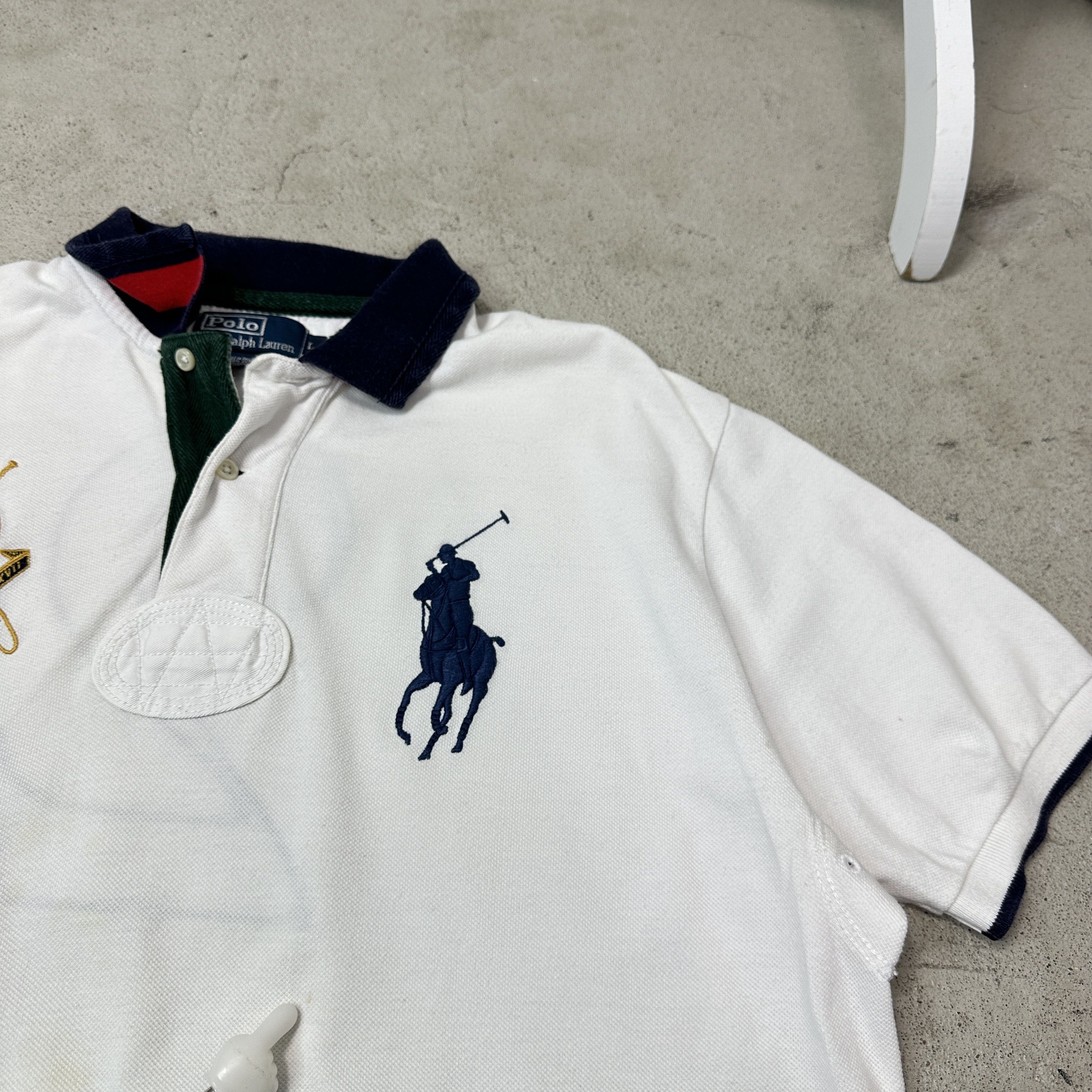 Polo Ralph Lauren Vintage Streetwear Polo Ralph Lauren Big Pony T-shirt 00s Size US L / EU 52-54 / 3 - 4 Thumbnail