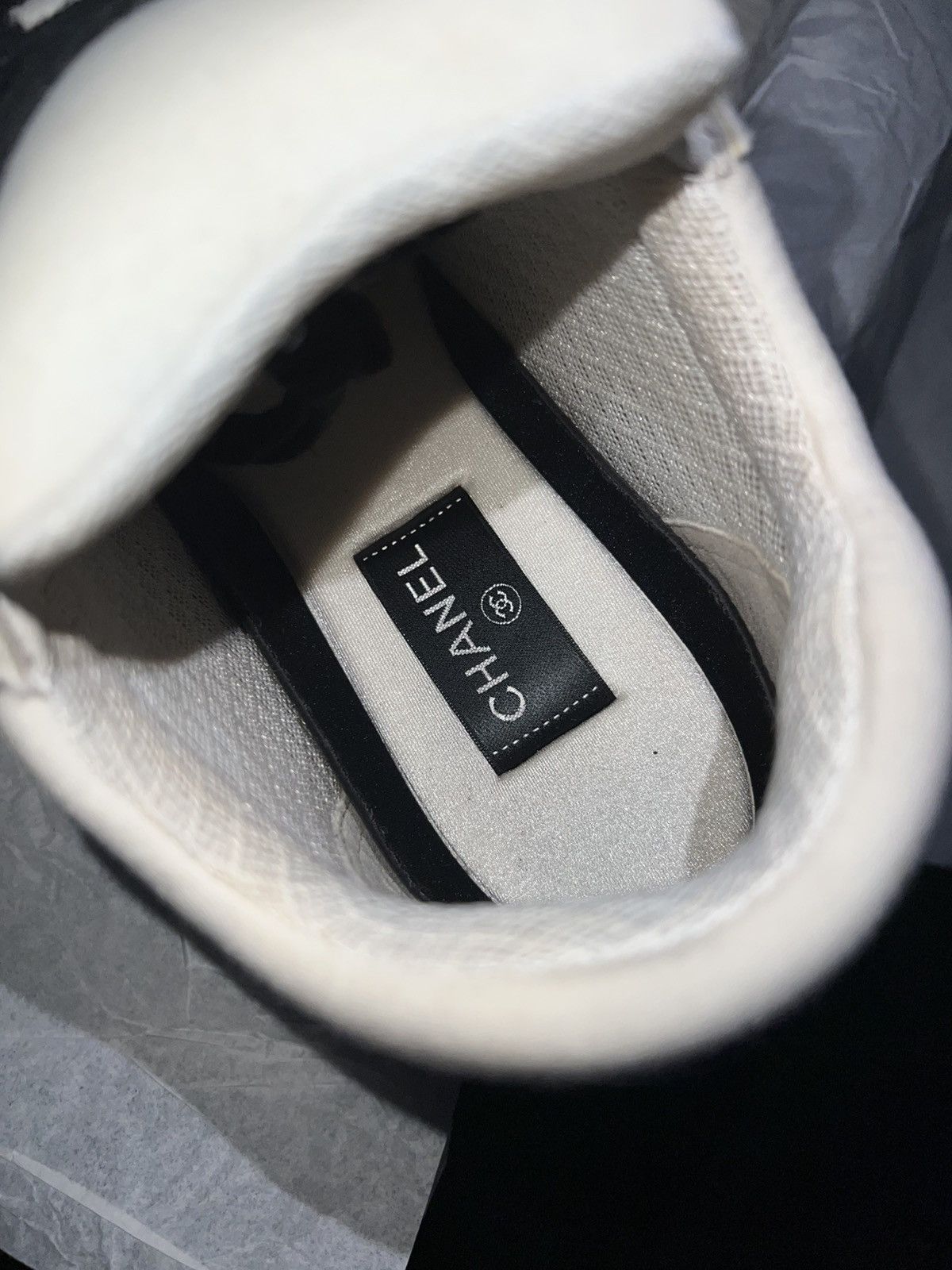 Chanel Chanel CC Trainer “White/Black” Size US 11 / EU 44 - 14 Thumbnail