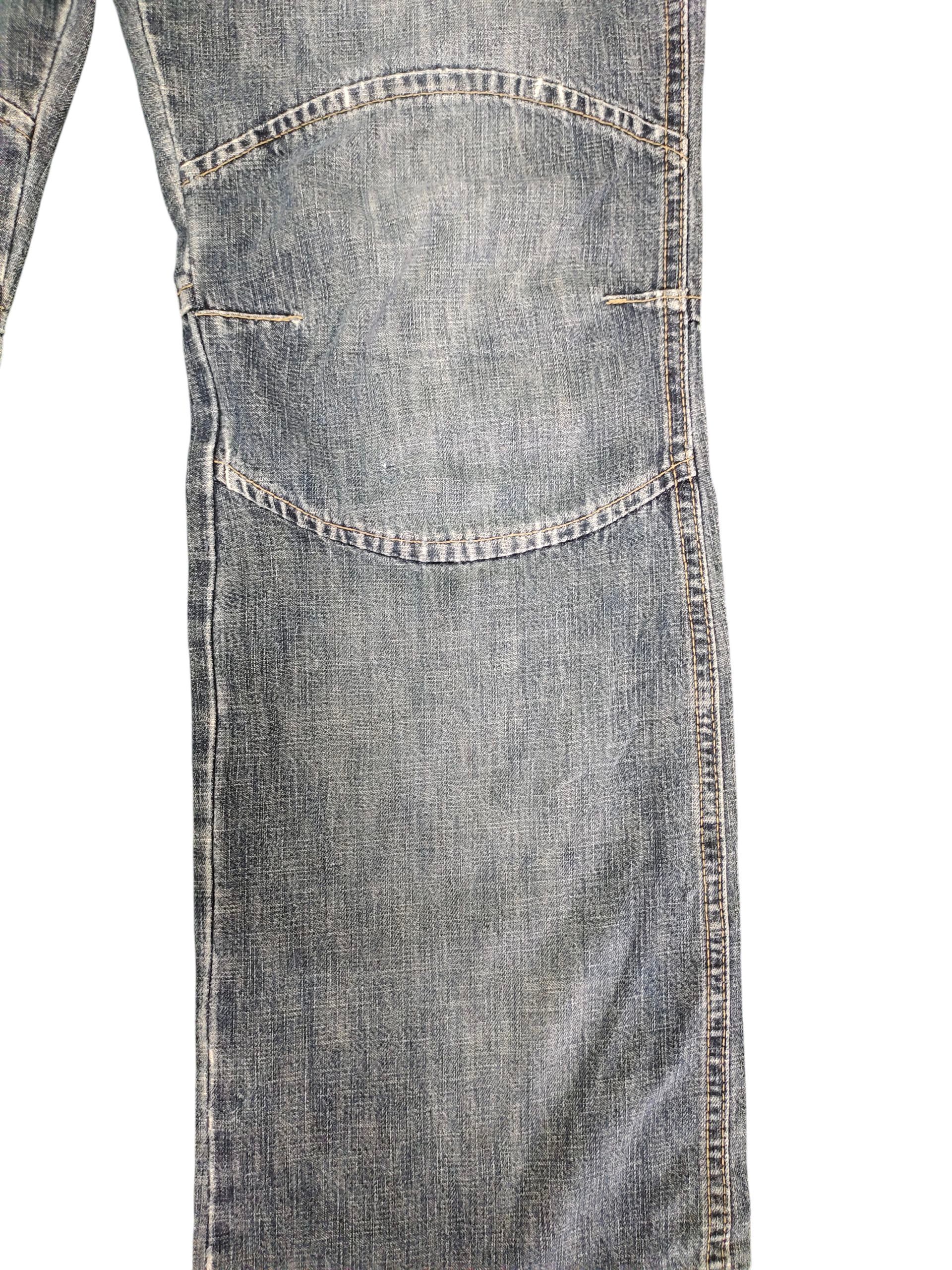 Kapital Vintage Volt Japan Biker Jeans - Distress Faded Grunge Denim Size US 32 / EU 48 - 3 Thumbnail