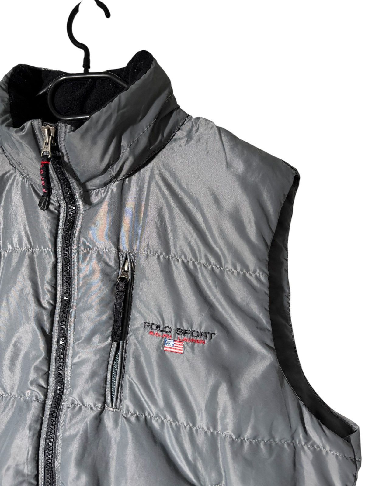 Polo Ralph Lauren Vintage Polo Sport Ralph Lauren Down Puffer Vest Hooded Y2K Size US L / EU 52-54 / 3 - 2 Thumbnail