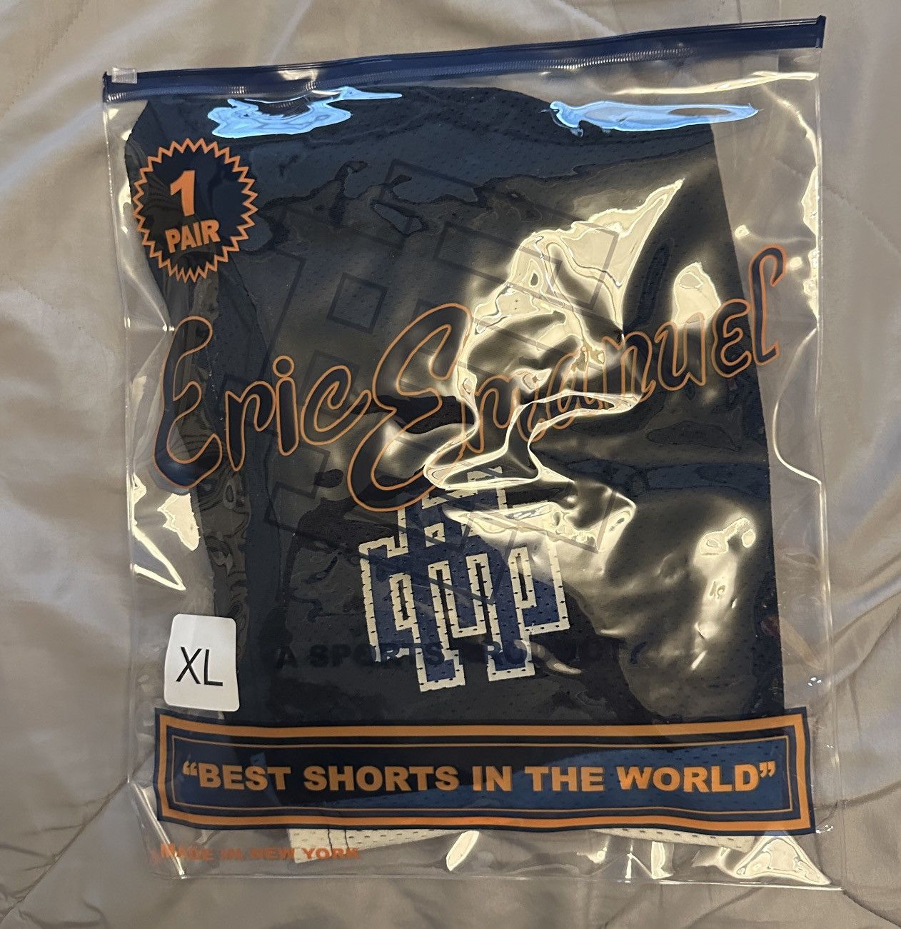 Eric Emanuel Eric Emanuel Navy x Cream Shorts Size US 38 / EU 54 - 3 Thumbnail