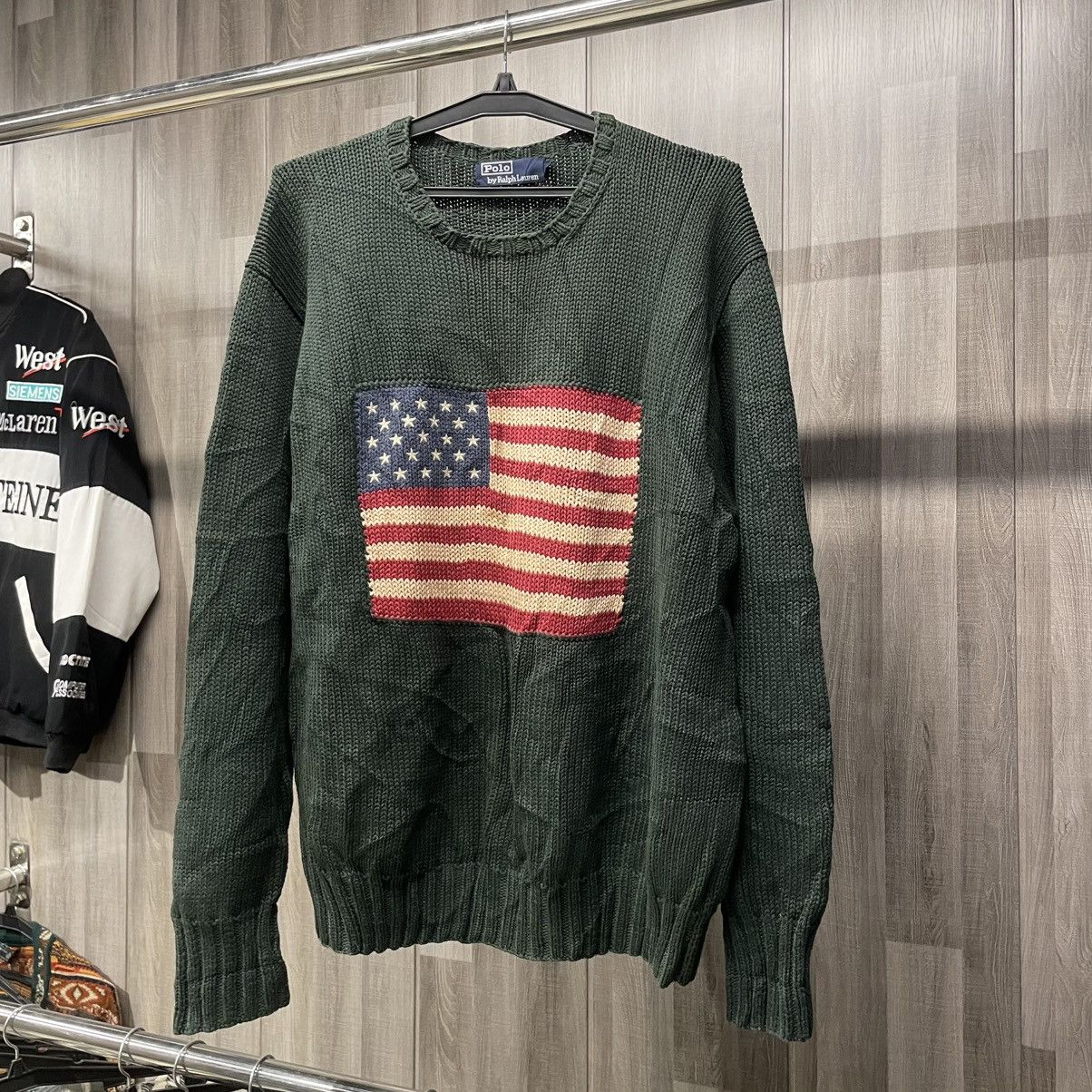 Polo Ralph Lauren Polo Ralph Lauren American Flag Sweater Size US L / EU 52-54 / 3 - 3 Thumbnail