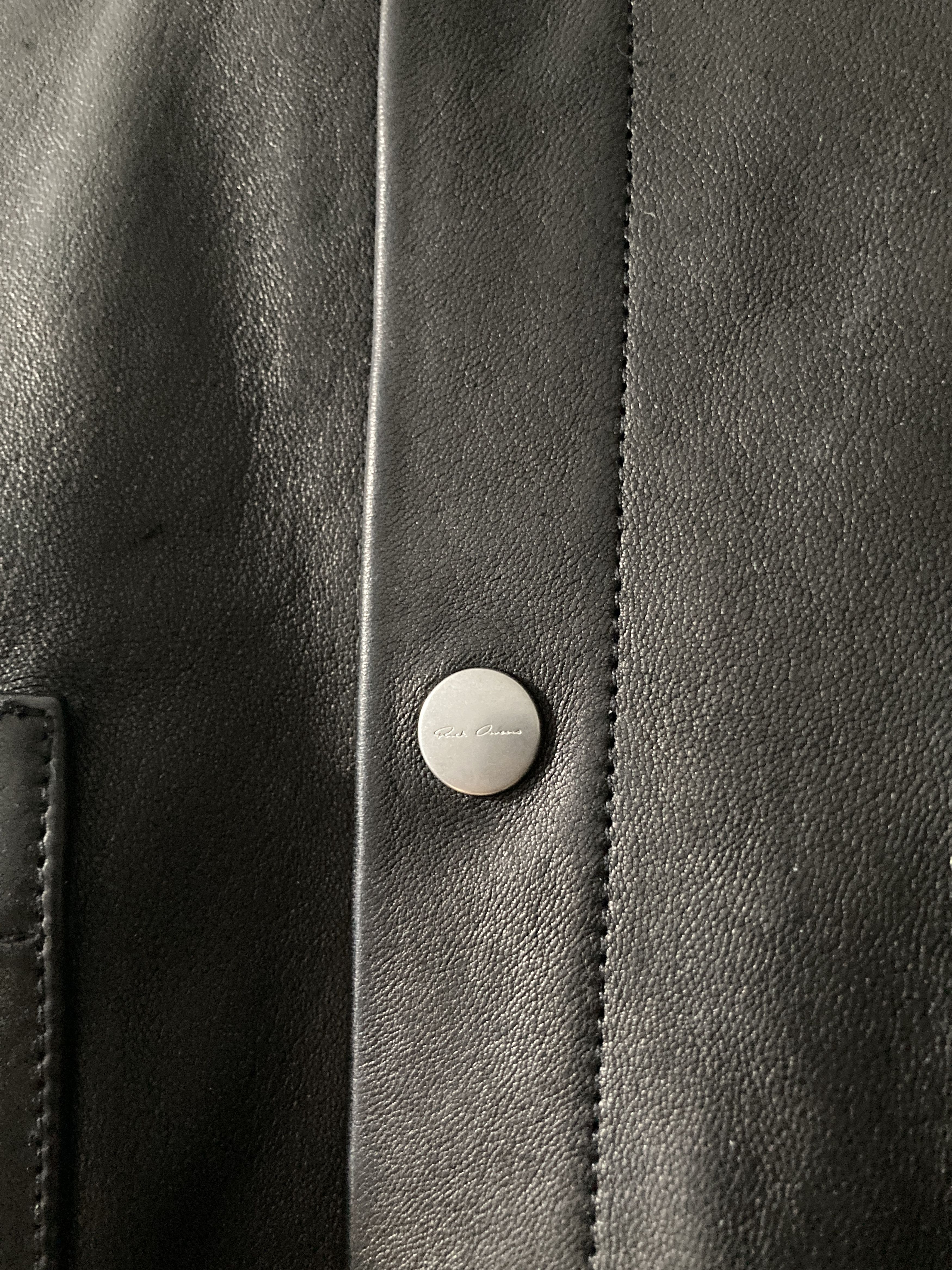 Rick Owens F/W 25 "CONCORDIANS" Lamb Leather Shirt Jacket Rick Owens 54 Size US L / EU 52-54 / 3 - 8 Thumbnail