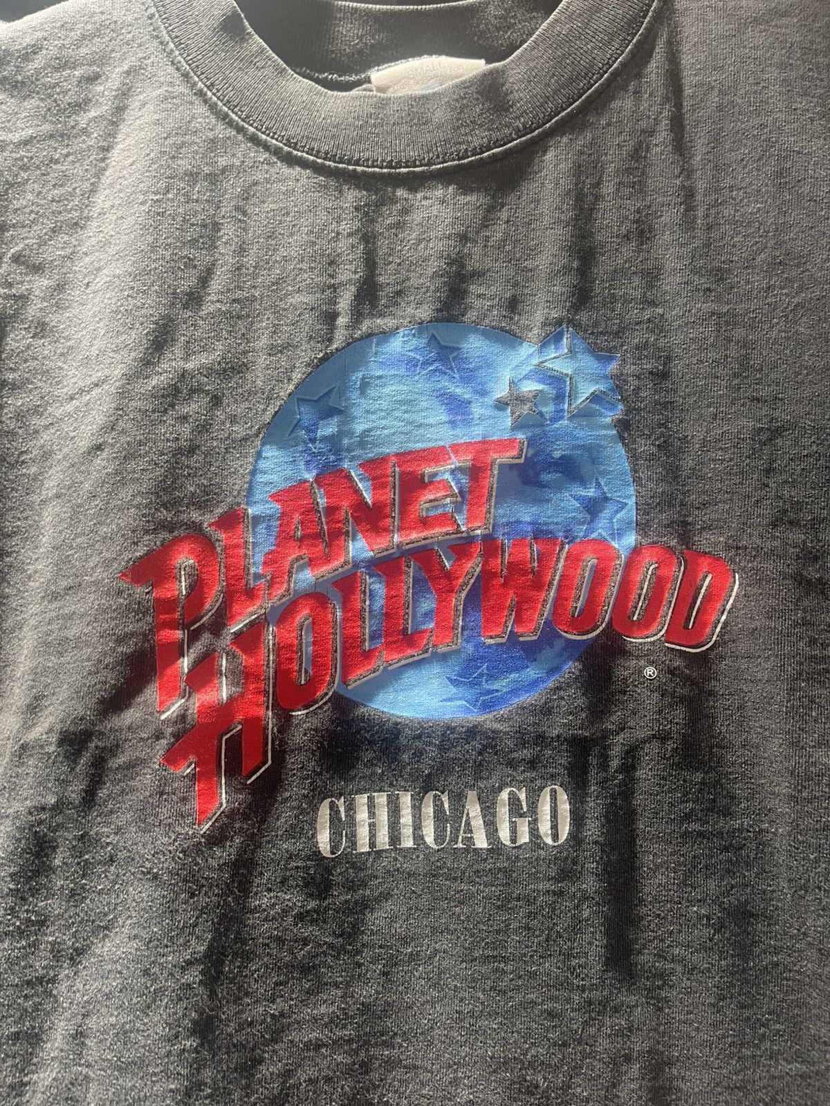 Planet Hollywood Vintage 90s Planet Hollywood Chicago Graphic Black Cotton Size US S / EU 44-46 / 1 - 2 Thumbnail