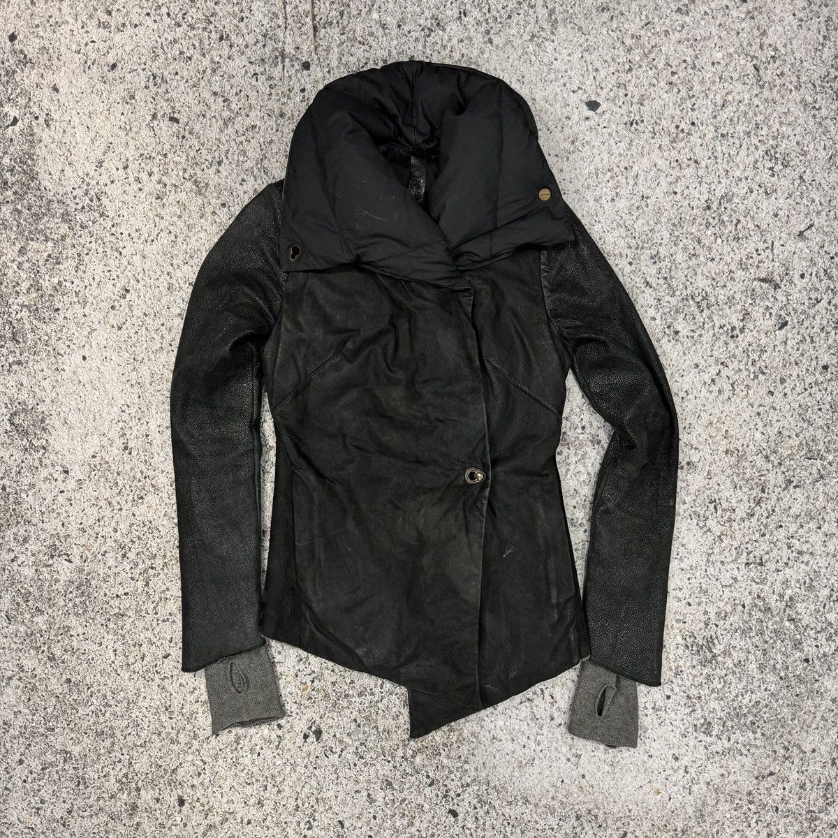Isaac Sellam Experience Isaac Sellam Experience Lambskin Leather Down Puffer Jacket Size XS / US 0-2 / IT 36-38 - 5 Thumbnail