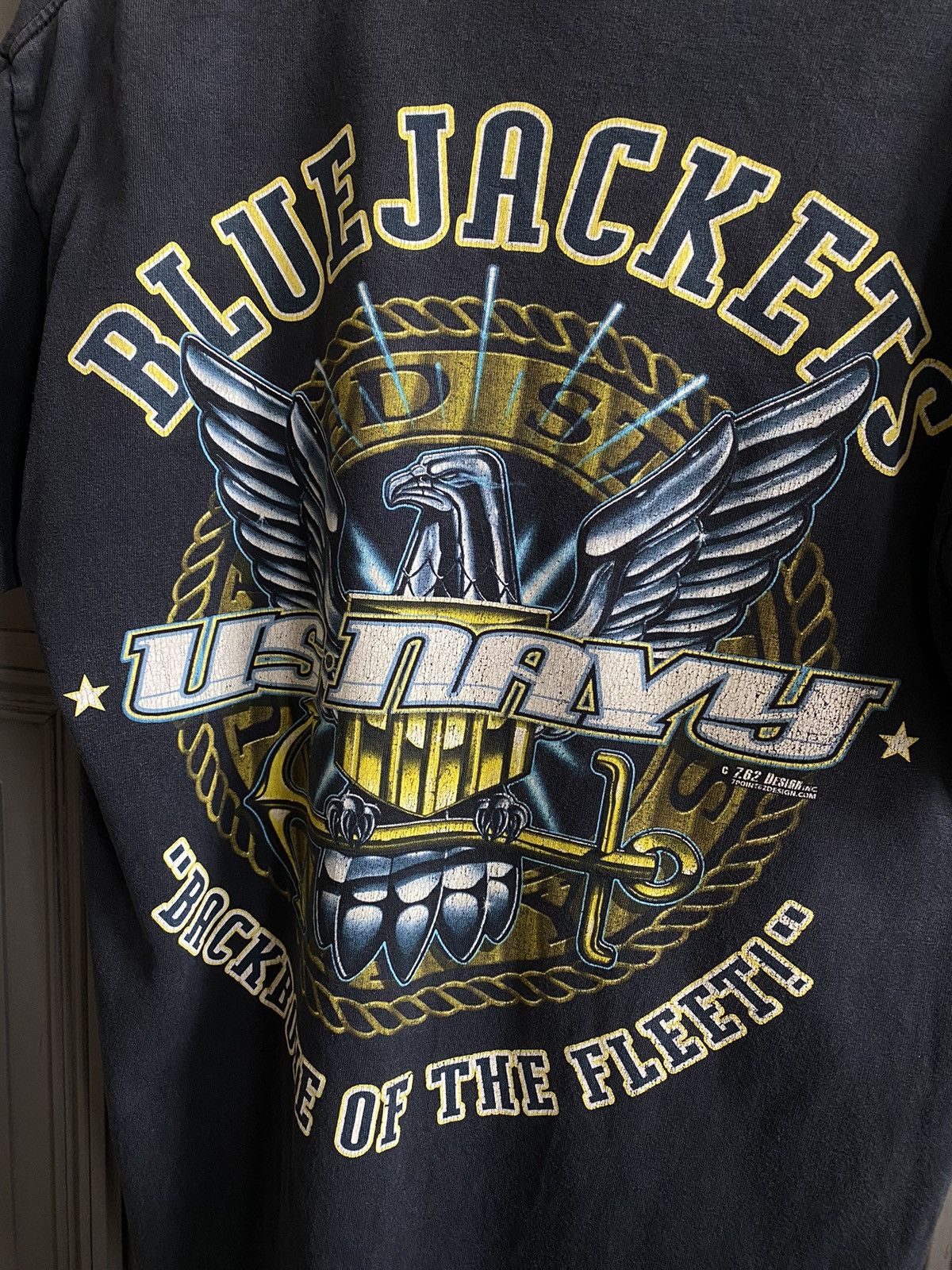 Vintage 7.62 Design Us.Navy Vintage Army T-Shirt. Size US L / EU 52-54 / 3 - 10 Thumbnail