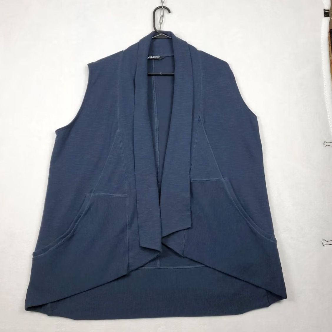 The North Face VINTAGE? The North Face Open Cardigan Womens XL Navy Blue Sleeveless Pockets Comfort Vest Size XL / US 12-14 / IT 48-50 - 5 Thumbnail