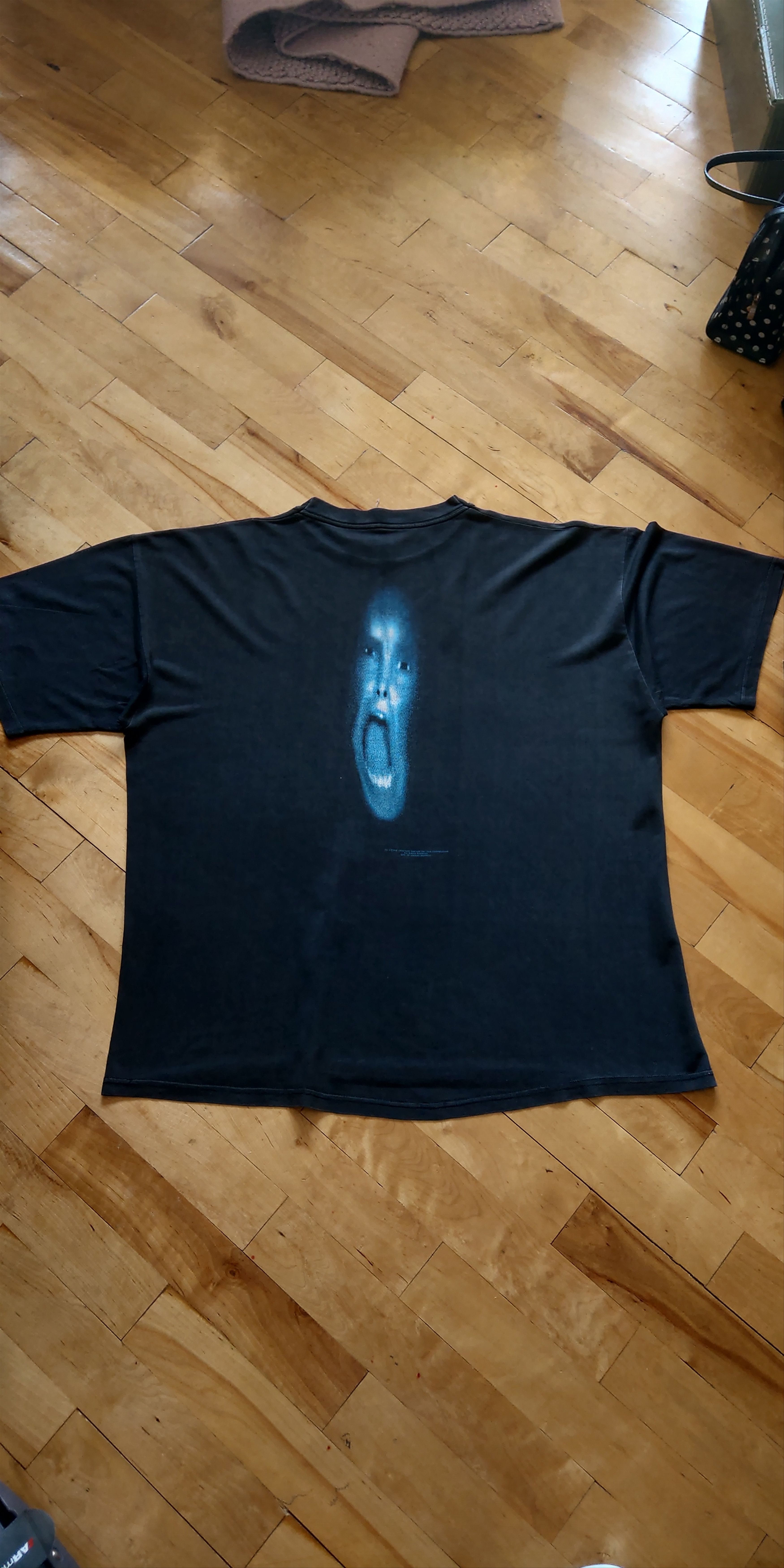 Vintage 1995 X-Files Shirt Screaming Face Glitch Rare Tee goth cyber Size US XL / EU 56 / 4 - 1 Thumbnail