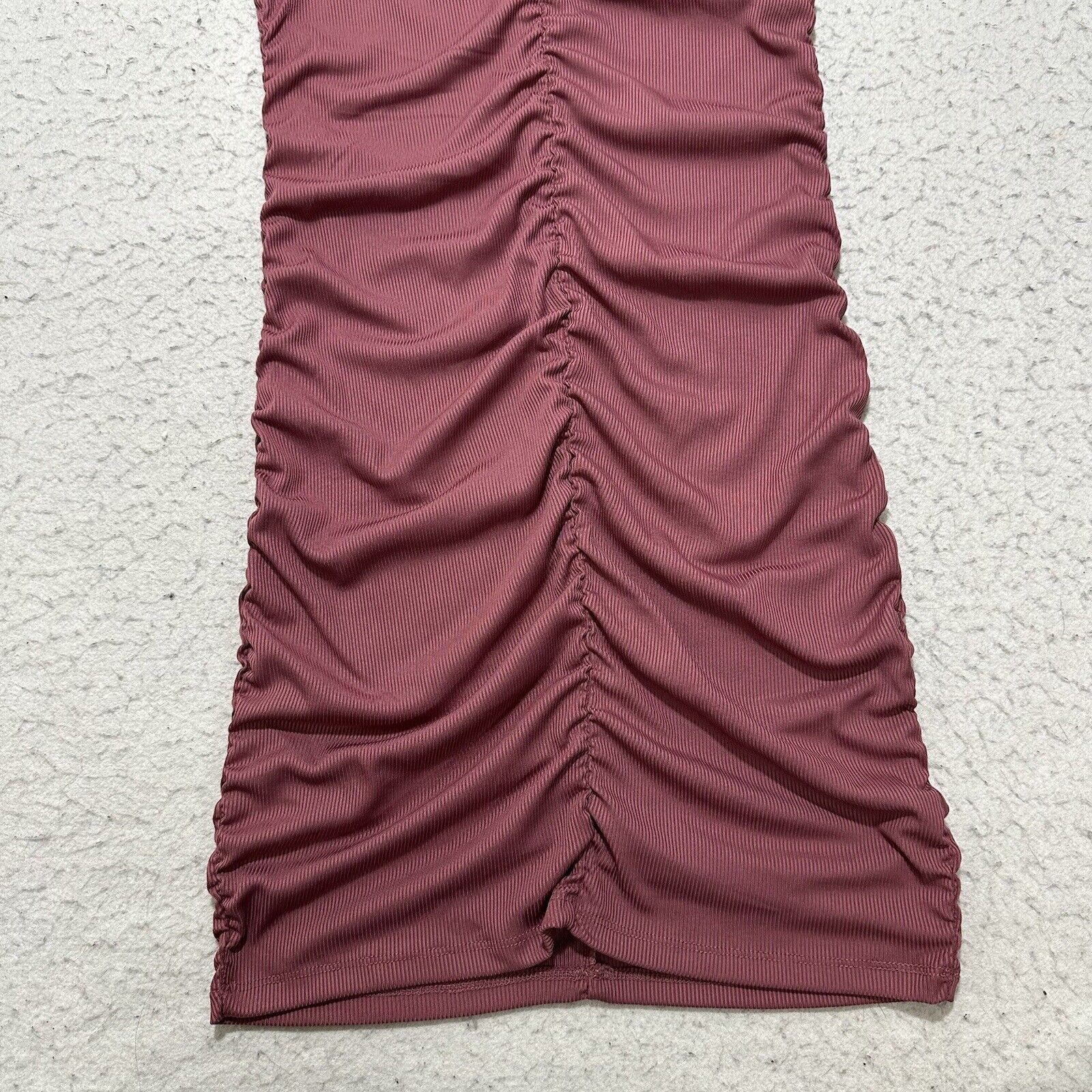 H&M H&M Divided Medium Purple Short Sleeve Ruched Mini Dress Size M / US 6-8 / IT 42-44 - 7 Thumbnail