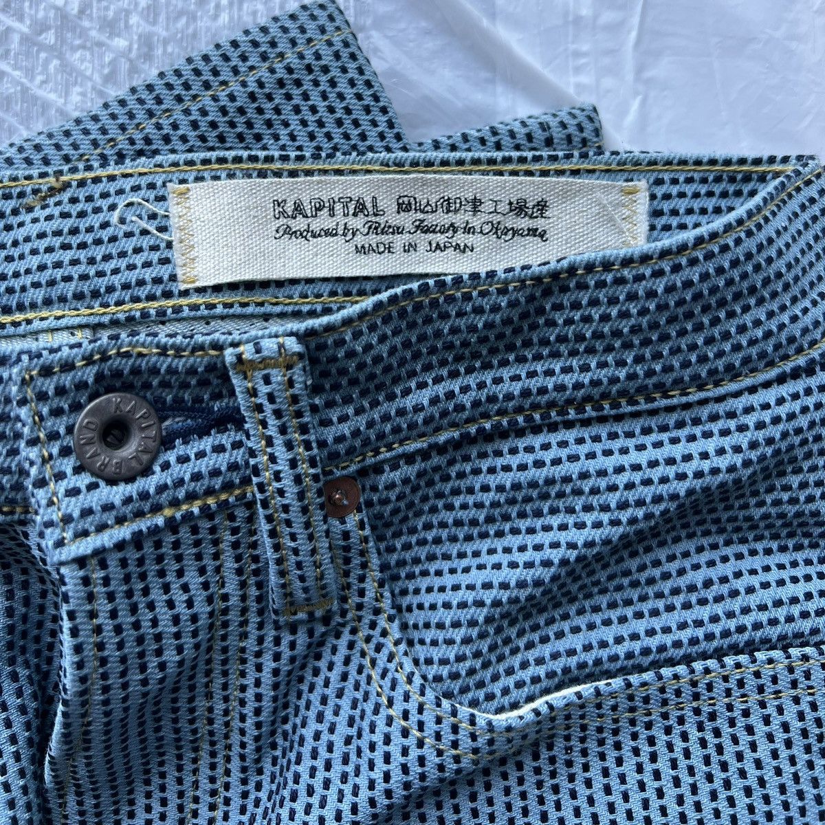 Kapital Kapital Century Denim No.3-S+A Monkey Cisco Jeans Size US 30 / EU 46 - 4 Thumbnail