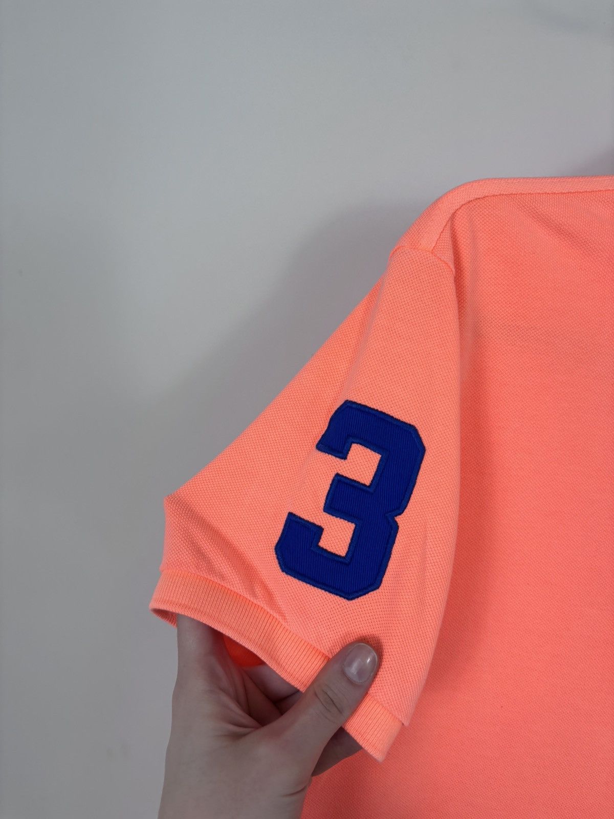 Polo Ralph Lauren Polo Ralph Lauren Vintage Men’s Orange 3 Big Pony Polo Shirt Size US S / EU 44-46 / 1 - 9 Thumbnail
