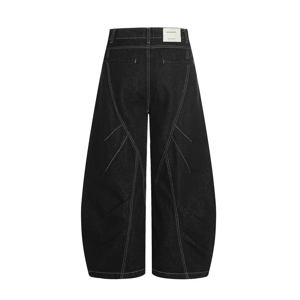 Vintage Loose men's retro patchwork scimitar jeans Size US 32 / EU 48 - 2 Thumbnail