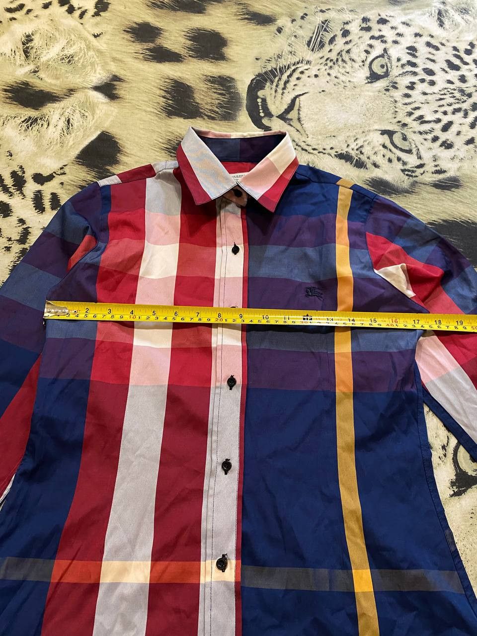 Burberry Burberry Checkered Long Sleeve Shirt VINTAGE Size L / US 10 / IT 46 - 12 Thumbnail