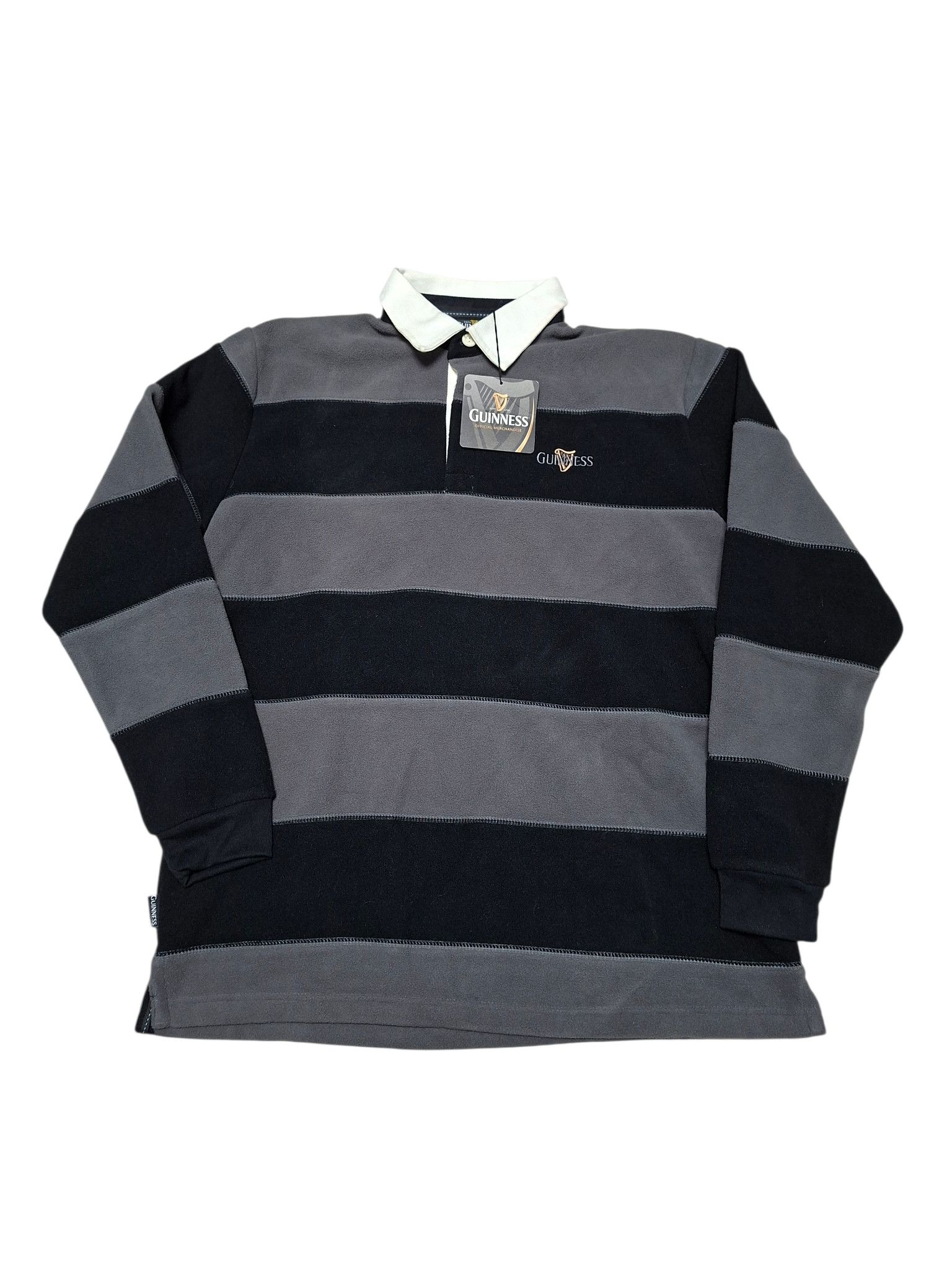 Other GUINNESS VINTAGE FLEECE STRIPED RUGBY SHIRT Size US M / EU 48-50 / 2 - 1 Thumbnail
