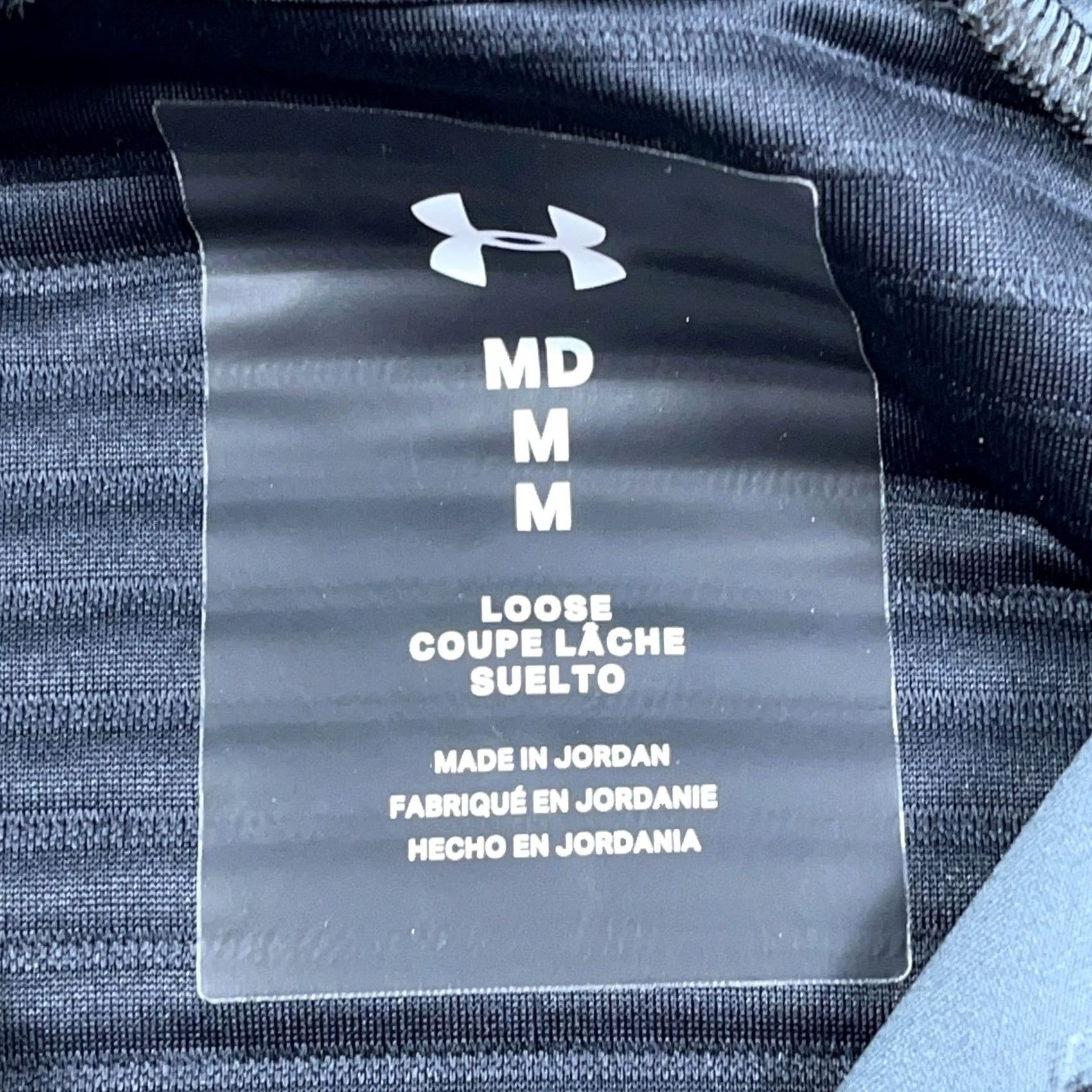 Under Armour Under Armour Sweater Men Medium Black Gray Pullover Ribbed Loose Fit Storm Size US M / EU 48-50 / 2 - 3 Thumbnail