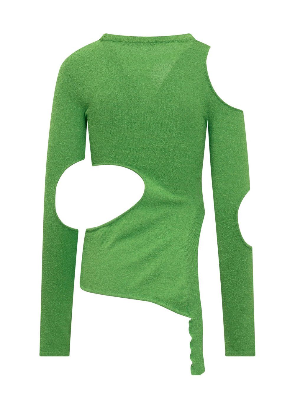 Andersson Bell o1mle1224 Bonnie Cut Out Sweater in Green Size M / US 6-8 / IT 42-44 - 2 Thumbnail