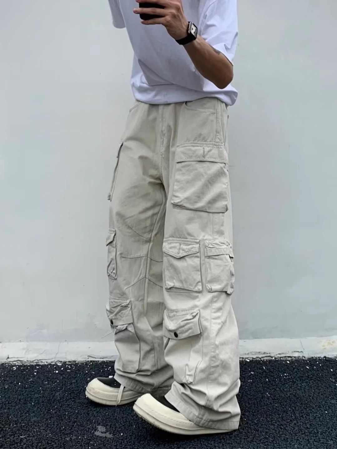 Japanese Brand × Vintage Cargo pants Multi-pockets Harajuku straight trousers Size US 32 / EU 48 - 2 Thumbnail