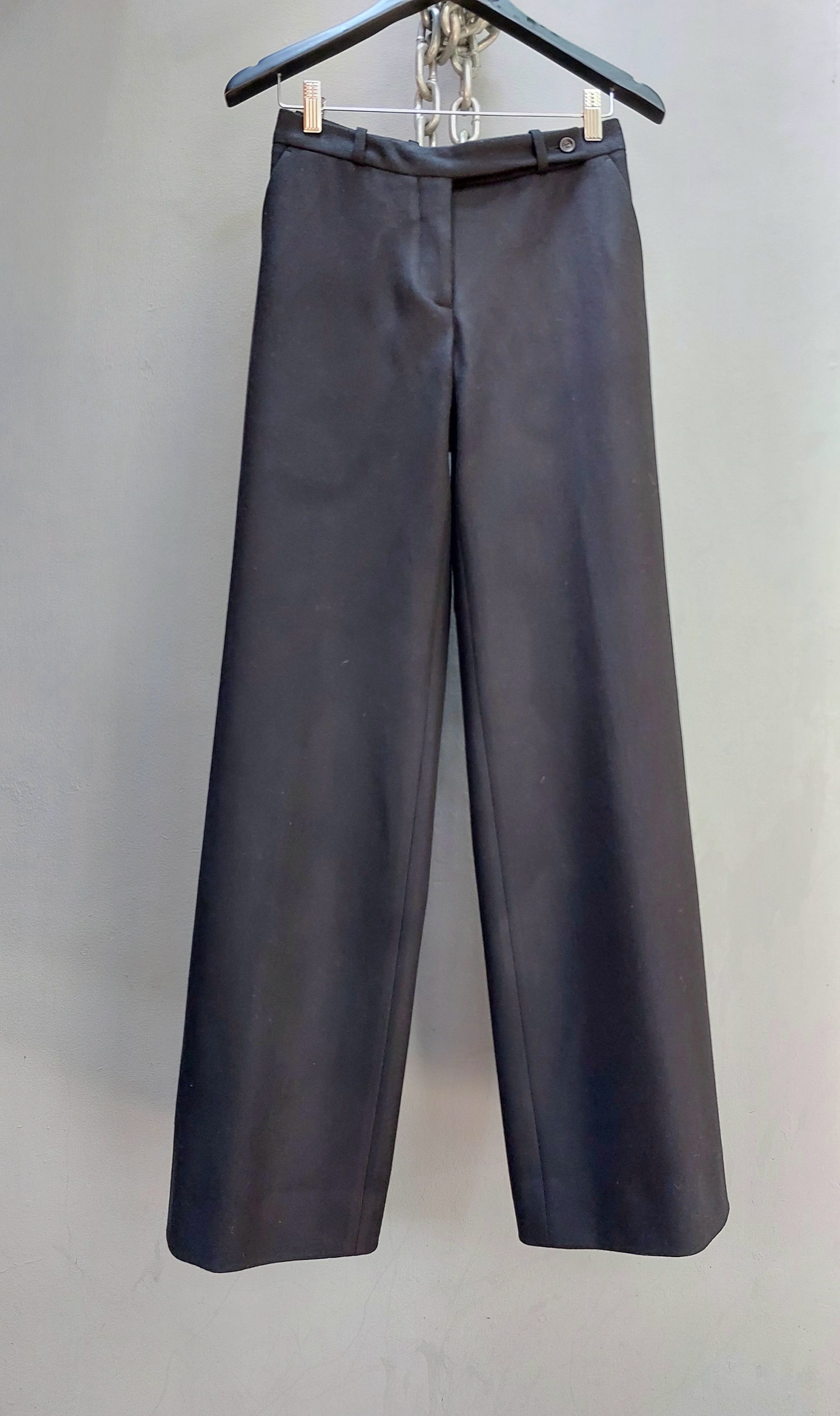 Celine BNWT Celine Wool Wide Leg Trouser Size 29" - 1 Thumbnail