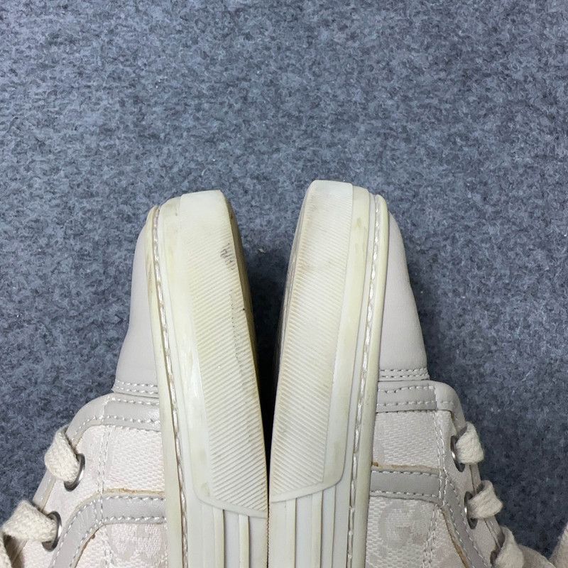 Gucci Gucci White Canvas Low-top Fashion Sneakers -2508 Size US 6 / IT 36 - 3 Thumbnail