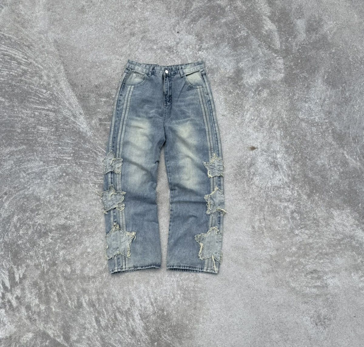 Other Vintage Y2K avantgarde streetwear opium wide buggy jeans Size US 32 / EU 48 - 6 Thumbnail