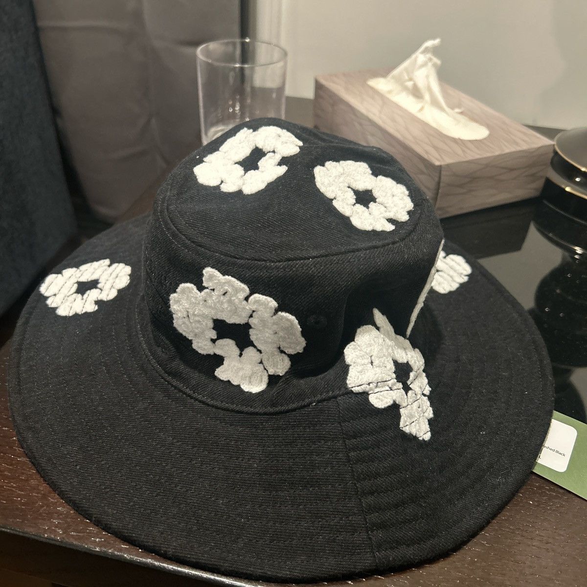 DENIM TEARS B&W Denim Tears Bucket Hat Size 36 - 2 Thumbnail
