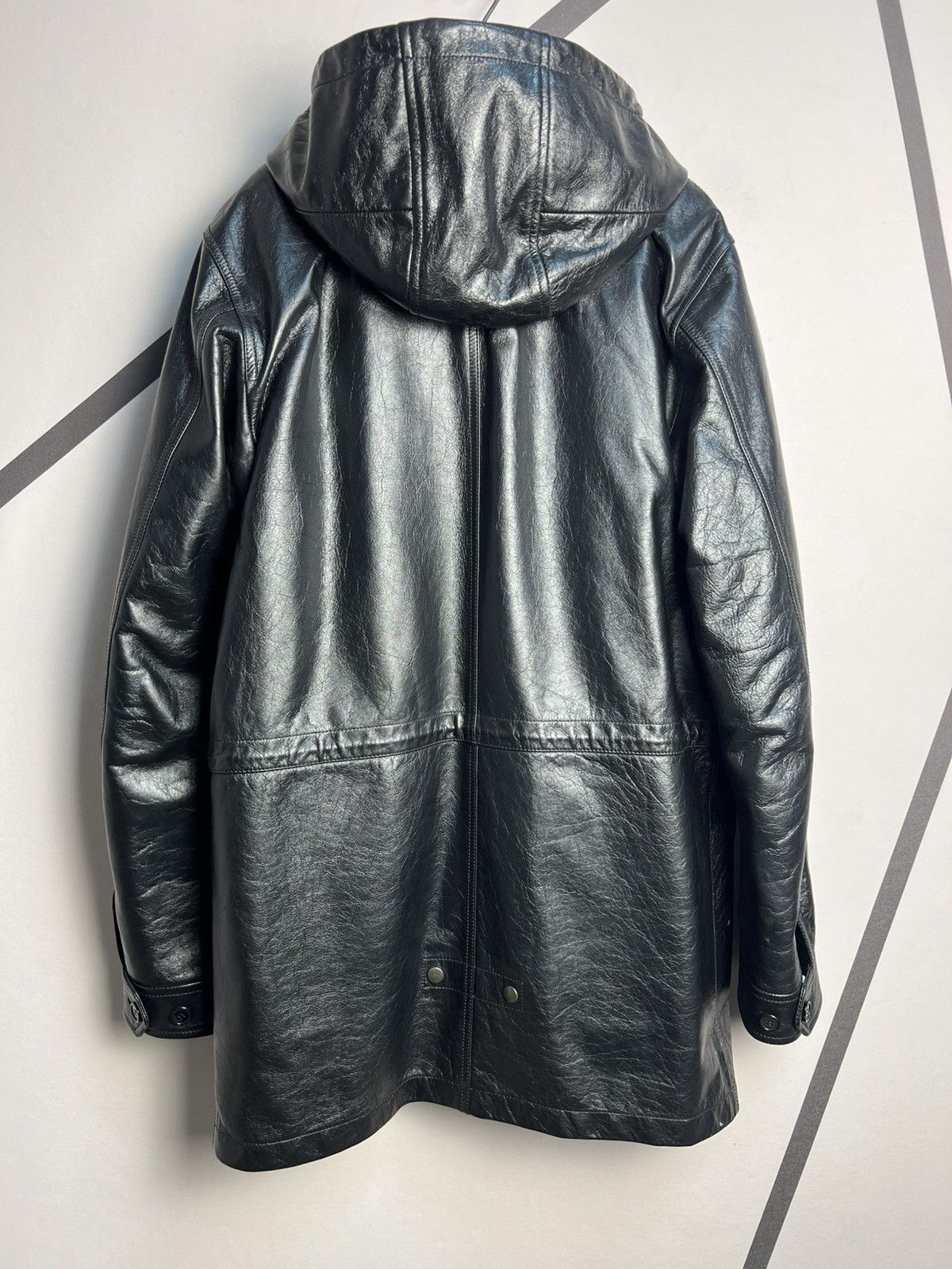 Saint Laurent Paris Leather Coat with Shearling sz 46 Size US S / EU 44-46 / 1 - 2 Thumbnail