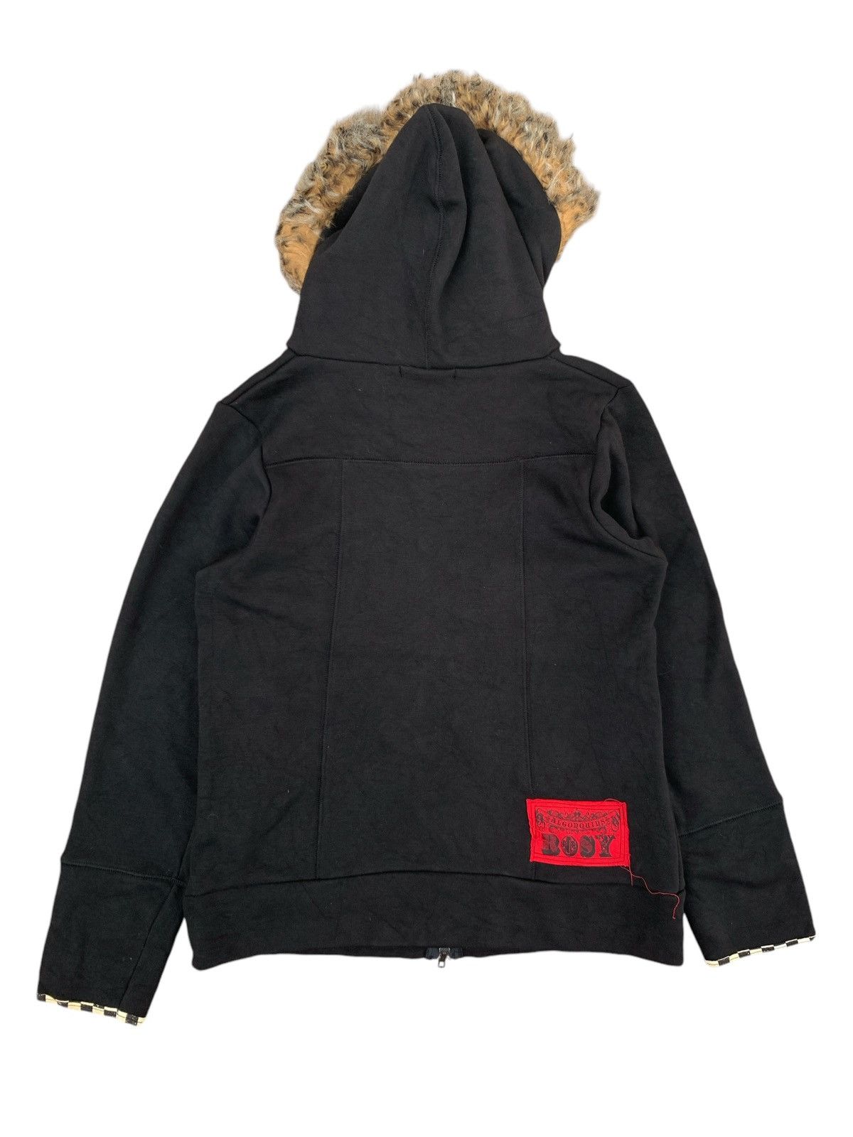 Japanese Brand 2000s Algonquins - Fur Zip Hoddie Jacket y2k Size US S / EU 44-46 / 1 - 2 Thumbnail