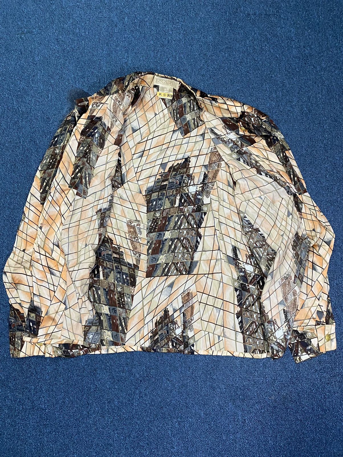 Escada Vintage Escada By Margaretha Rey Geometric Pattern Size M / US 6-8 / IT 42-44 - 4 Thumbnail