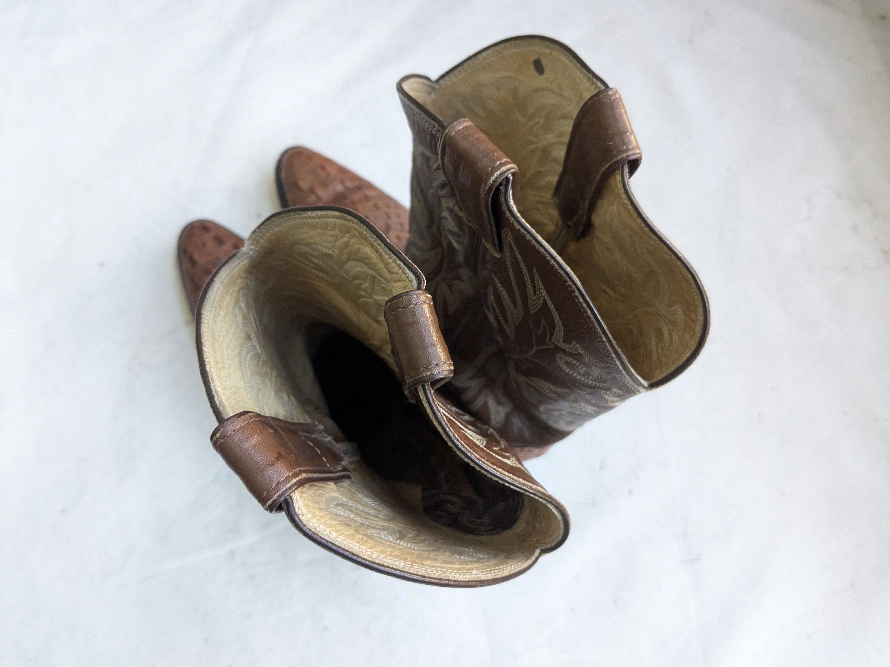 Justin Boots Justin Cowboy Boots Brown 12 B Hornback Lizard Leather Size US 12 / EU 45 - 9 Thumbnail