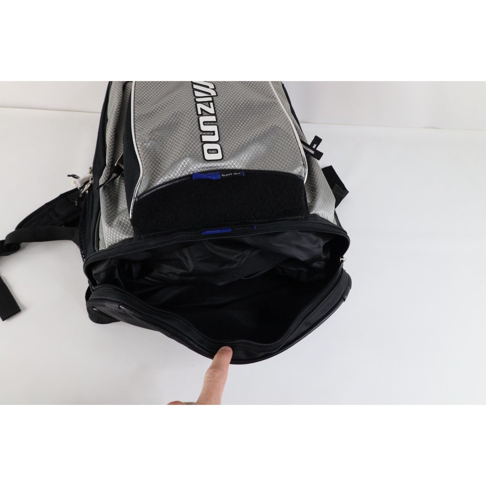 Mizuno Vintage Mizuno Baseball Spell Out Organizer Bat Pack Bookbag Size ONE SIZE - 11 Thumbnail