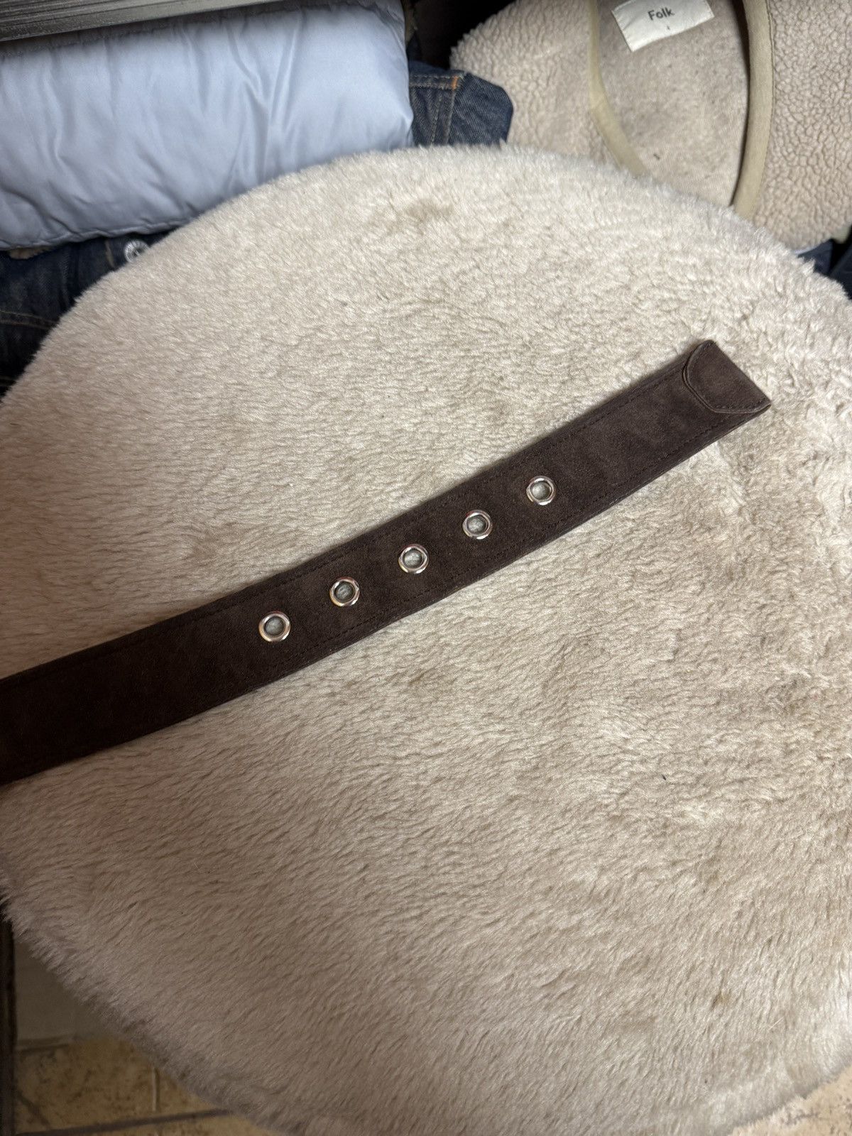 Prada PRADA Leather Metal Logo Belt y2k Size ONE SIZE - 4 Thumbnail