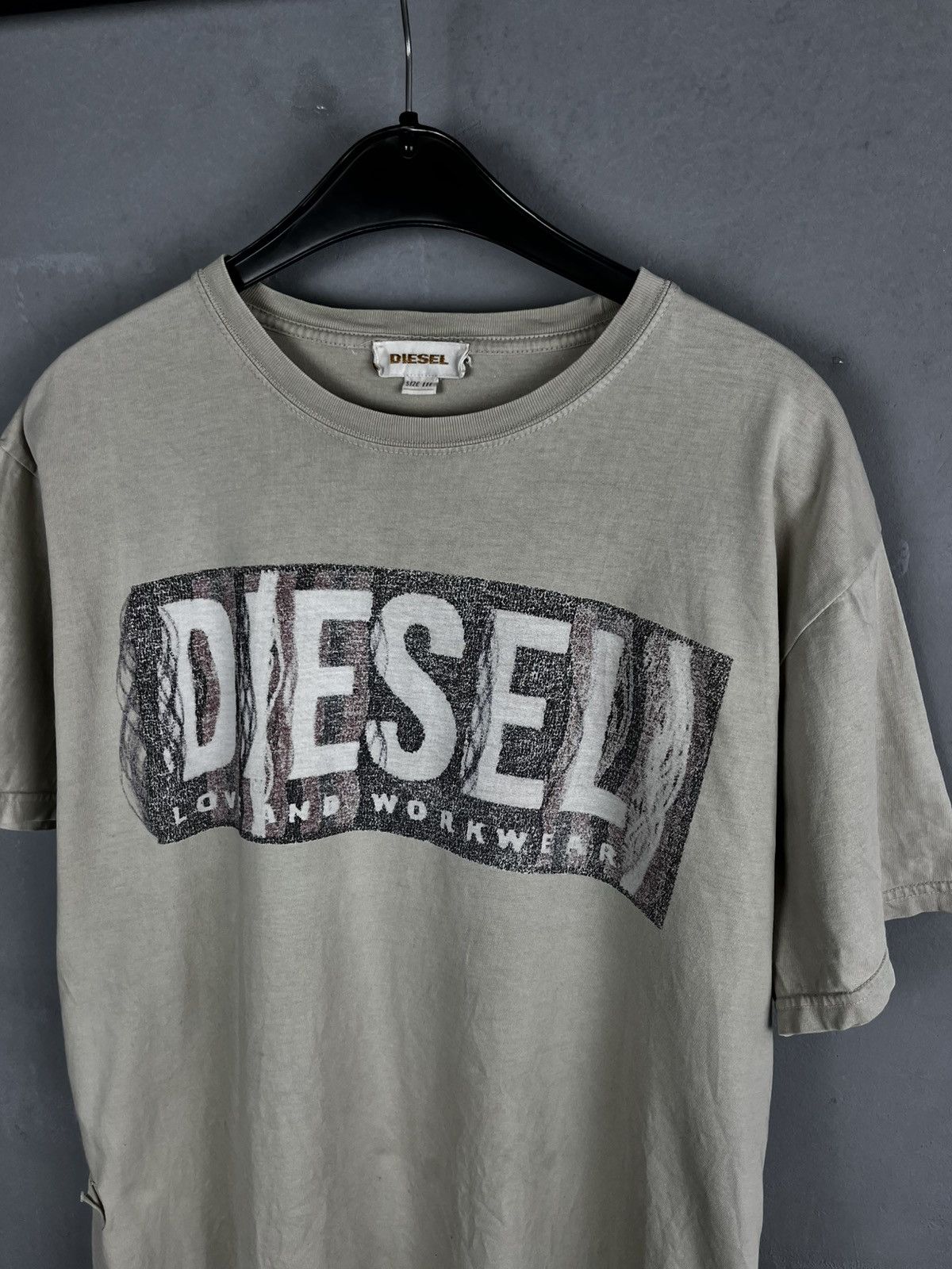 Diesel Diesel big logo t shirt vintage 90s Size US L / EU 52-54 / 3 - 4 Thumbnail