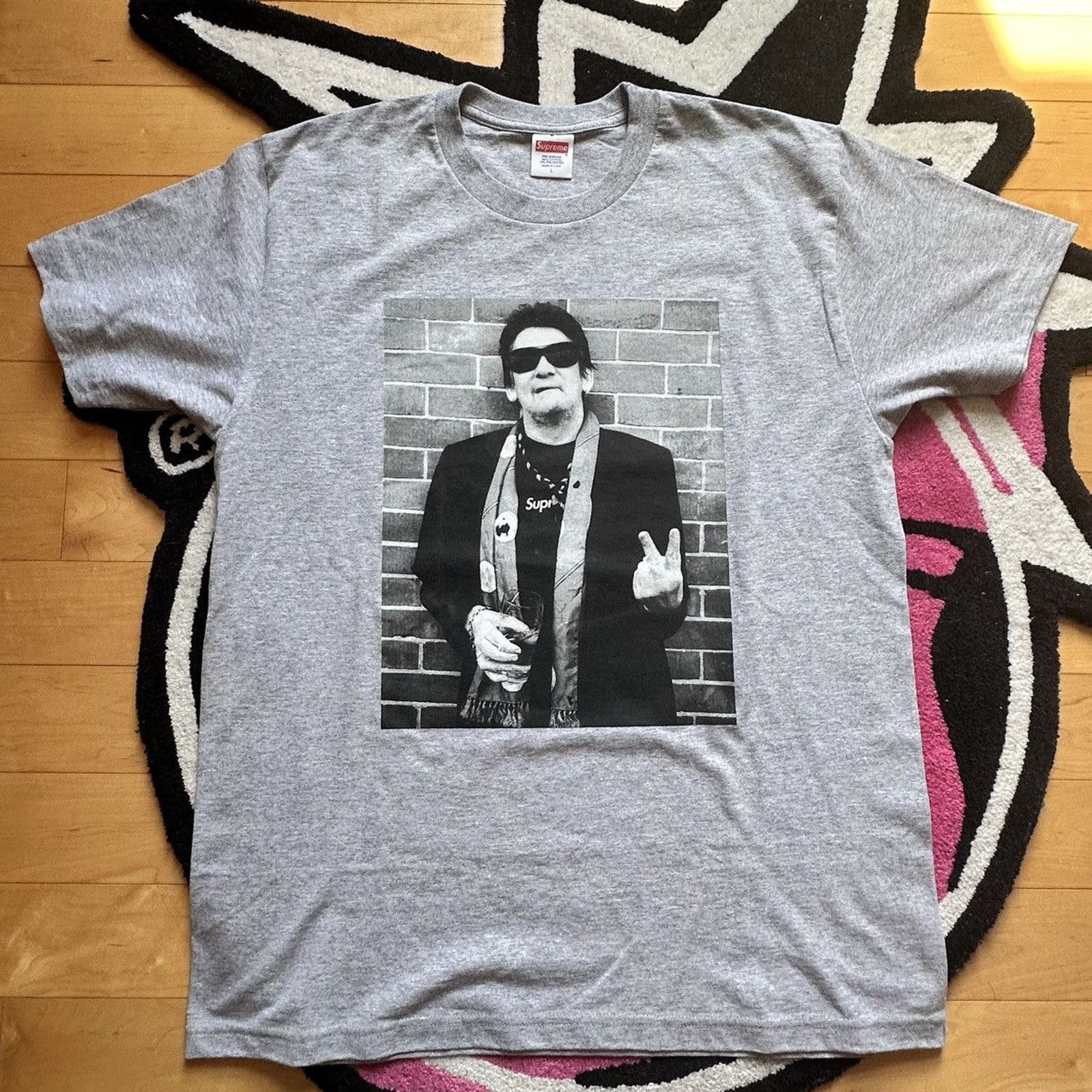Supreme Supreme Shane McGowan Photo Tee – Size Large – Brand New Size US L / EU 52-54 / 3 - 2 Thumbnail
