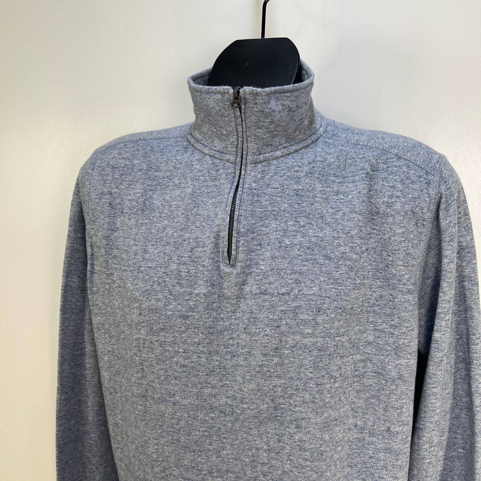 J.Crew J. Crew Quarter Zip Sweatshirt Long Sleeve Blue Size US L / EU 52-54 / 3 - 2 Thumbnail
