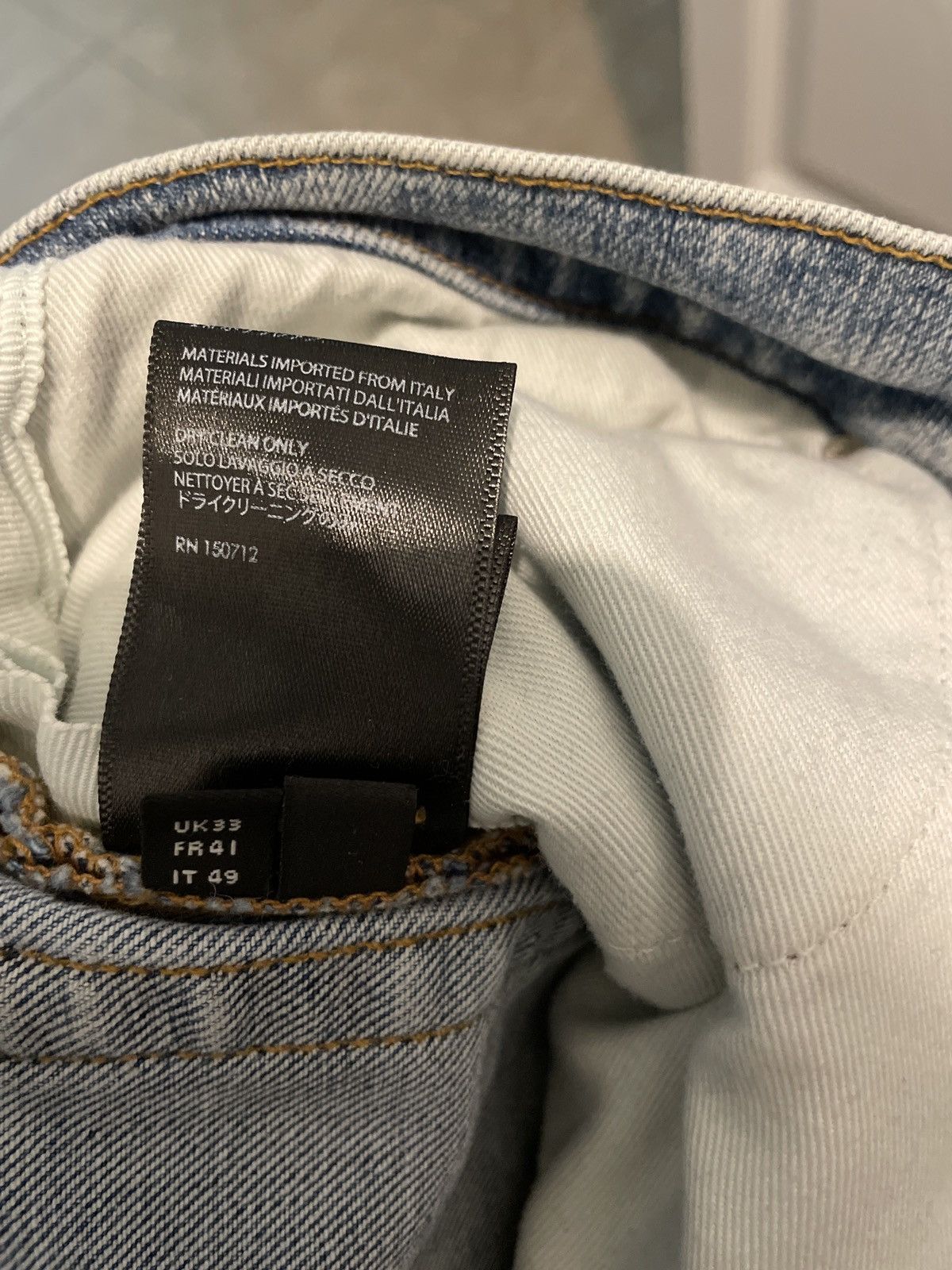 Amiri Amiri Playboy Magazine Jean Size US 33 - 10 Thumbnail