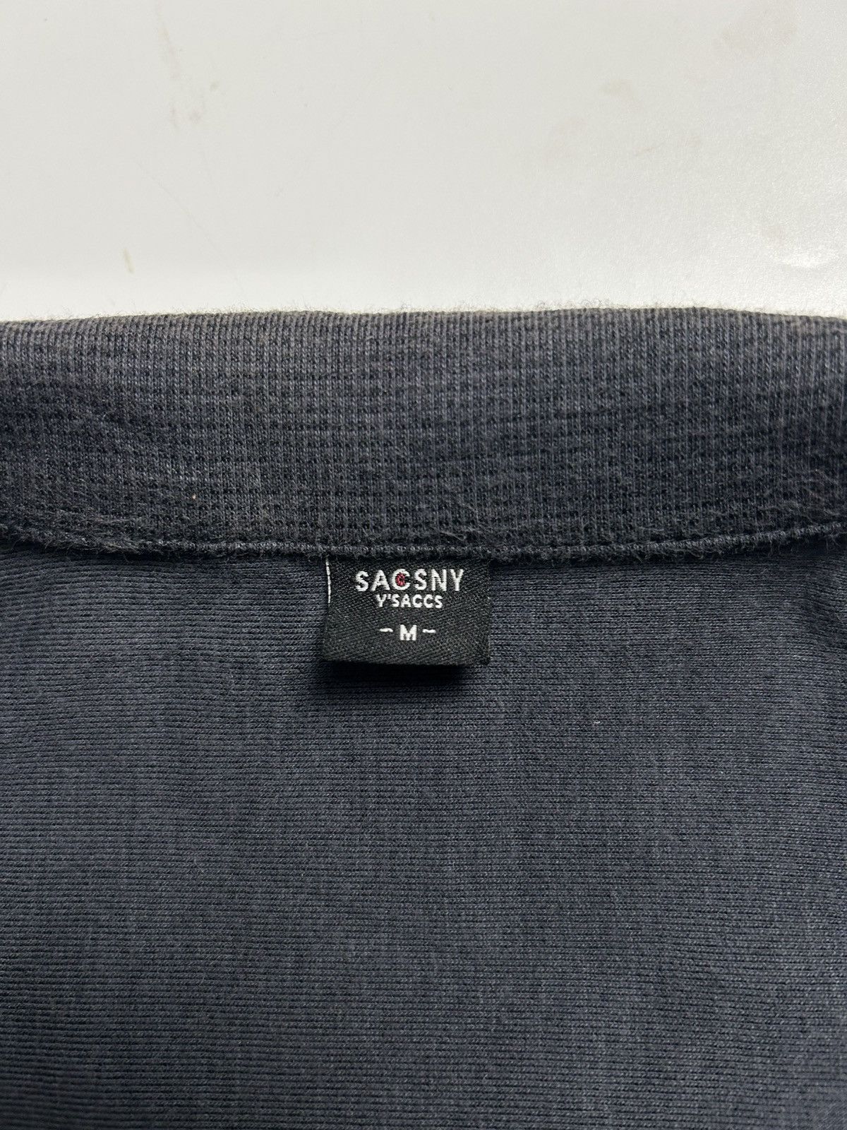 Japanese Brand × Y's × Yohji Yamamoto YOHJI YAMAMOTO SACSNY ZIPPER LONG SLEEVE COLLAR SHIRT Size US M / EU 48-50 / 2 - 6 Thumbnail