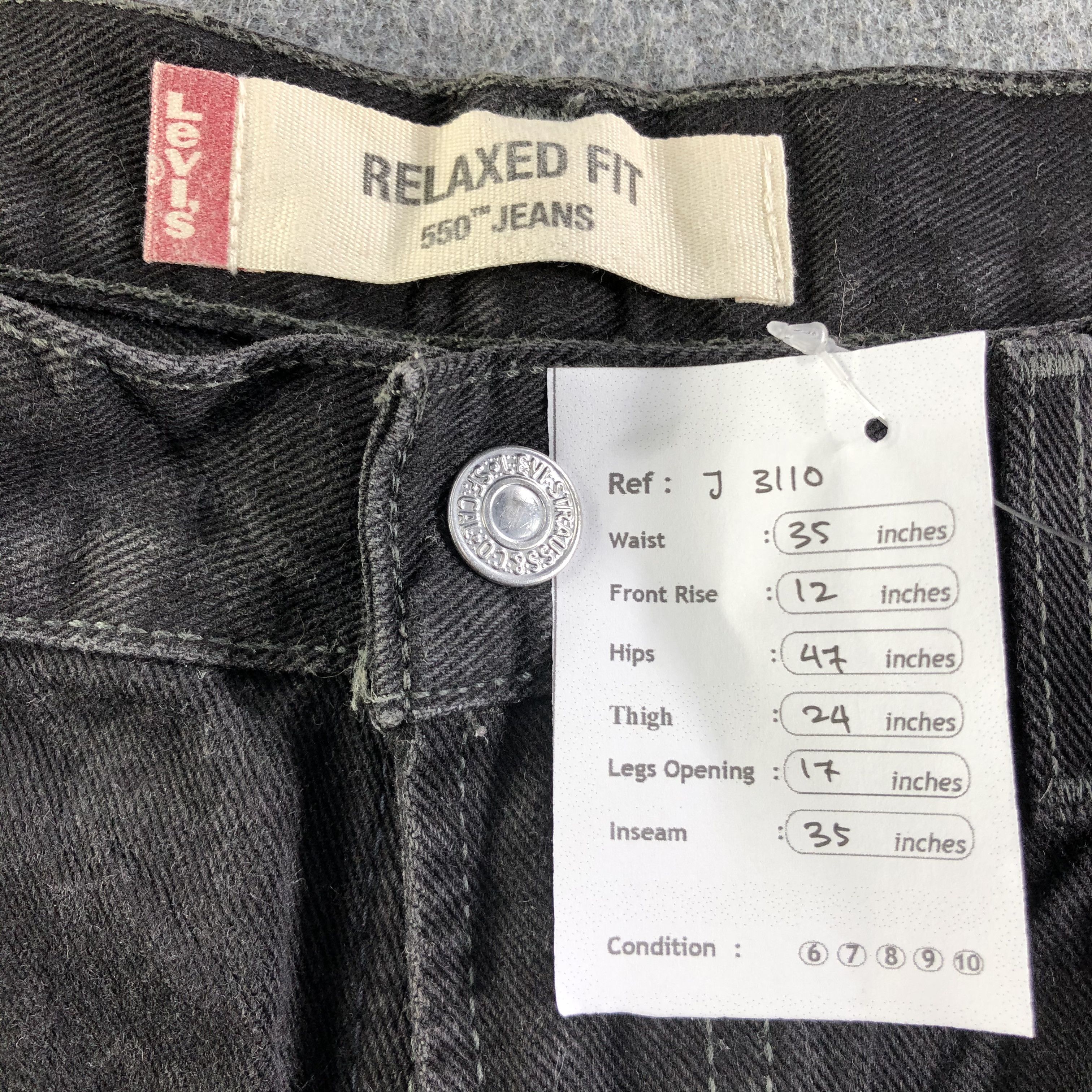 Levi's Vintage Levis 550 Jeans-J3110 Size US 35 - 12 Thumbnail