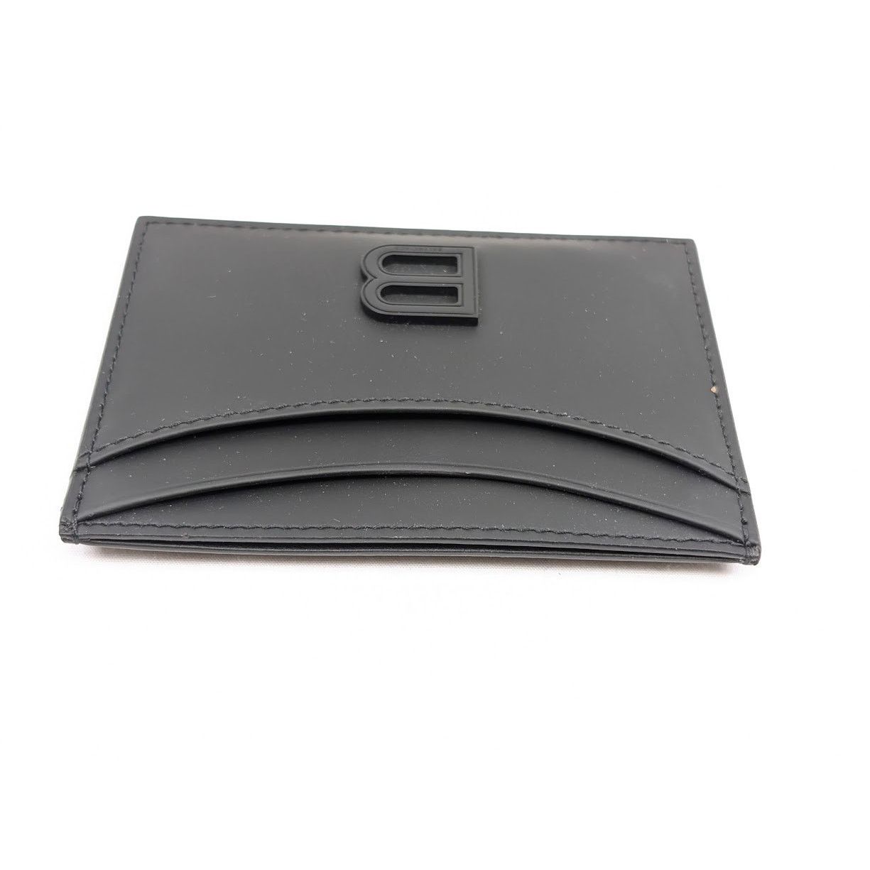 Balenciaga o1rshd1 Size : OS / Hourglass Card Holder in Black Size ONE SIZE - 5 Thumbnail