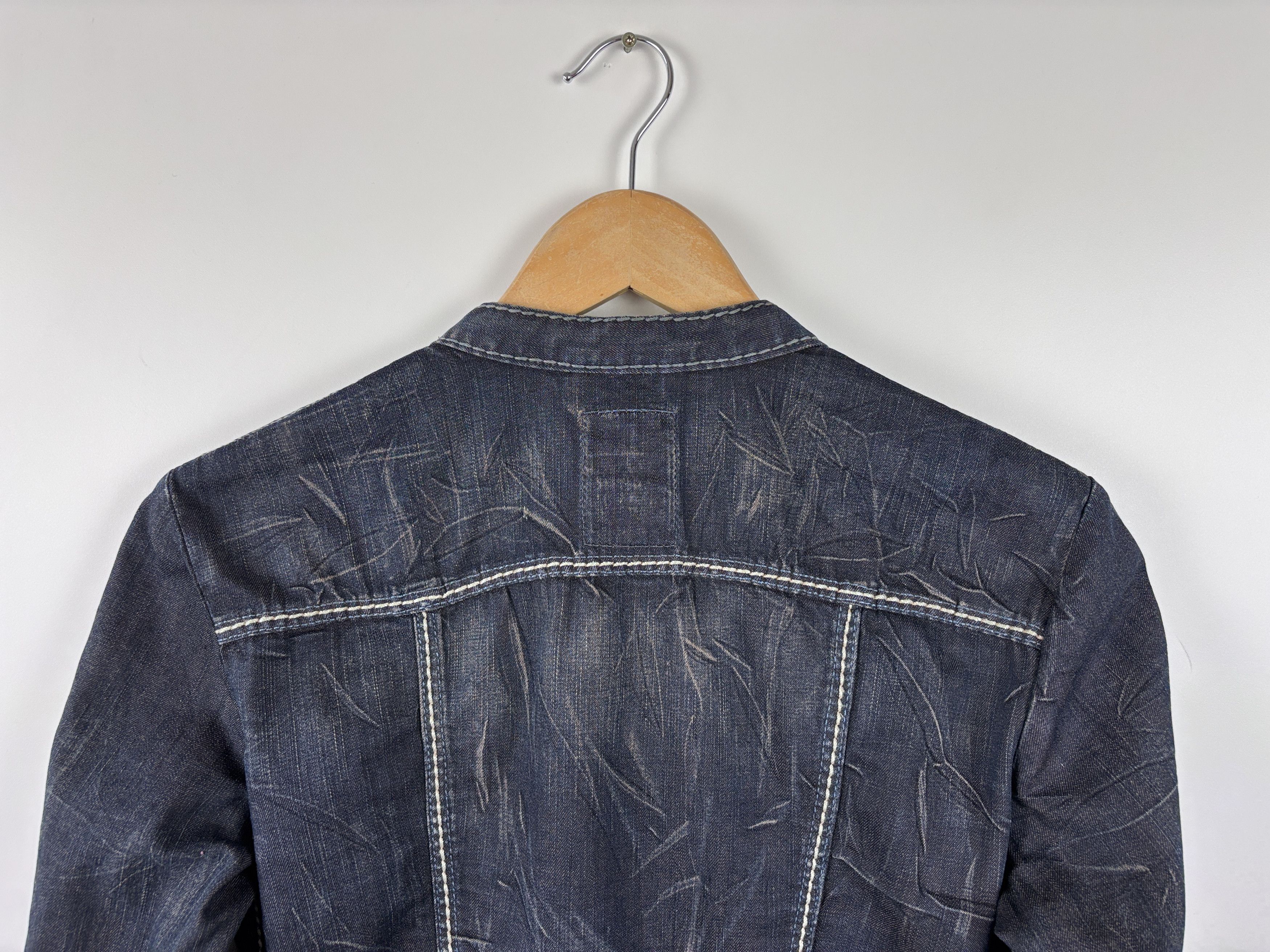 Marithe + Francois Girbaud × Vintage Vintage Marithe Francois Girbaud Denim Jacket Trucker US 27 Size M / US 6-8 / IT 42-44 - 5 Thumbnail