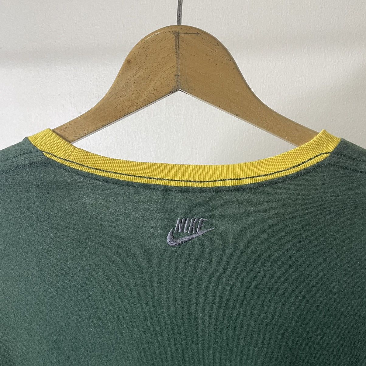 Nike × Vintage Vintage 2000s Nike Athletic Dept Oregon USA Ringer T Shirt Size US L / EU 52-54 / 3 - 5 Thumbnail