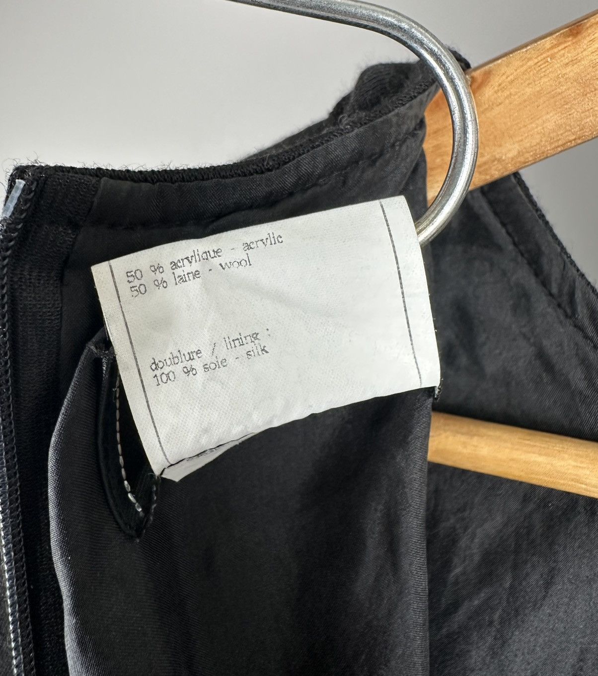 Chanel Chanel - Chanel Boutique Archive 1995 - Wool Black Dress Size S / US 4 / IT 40 - 15 Thumbnail